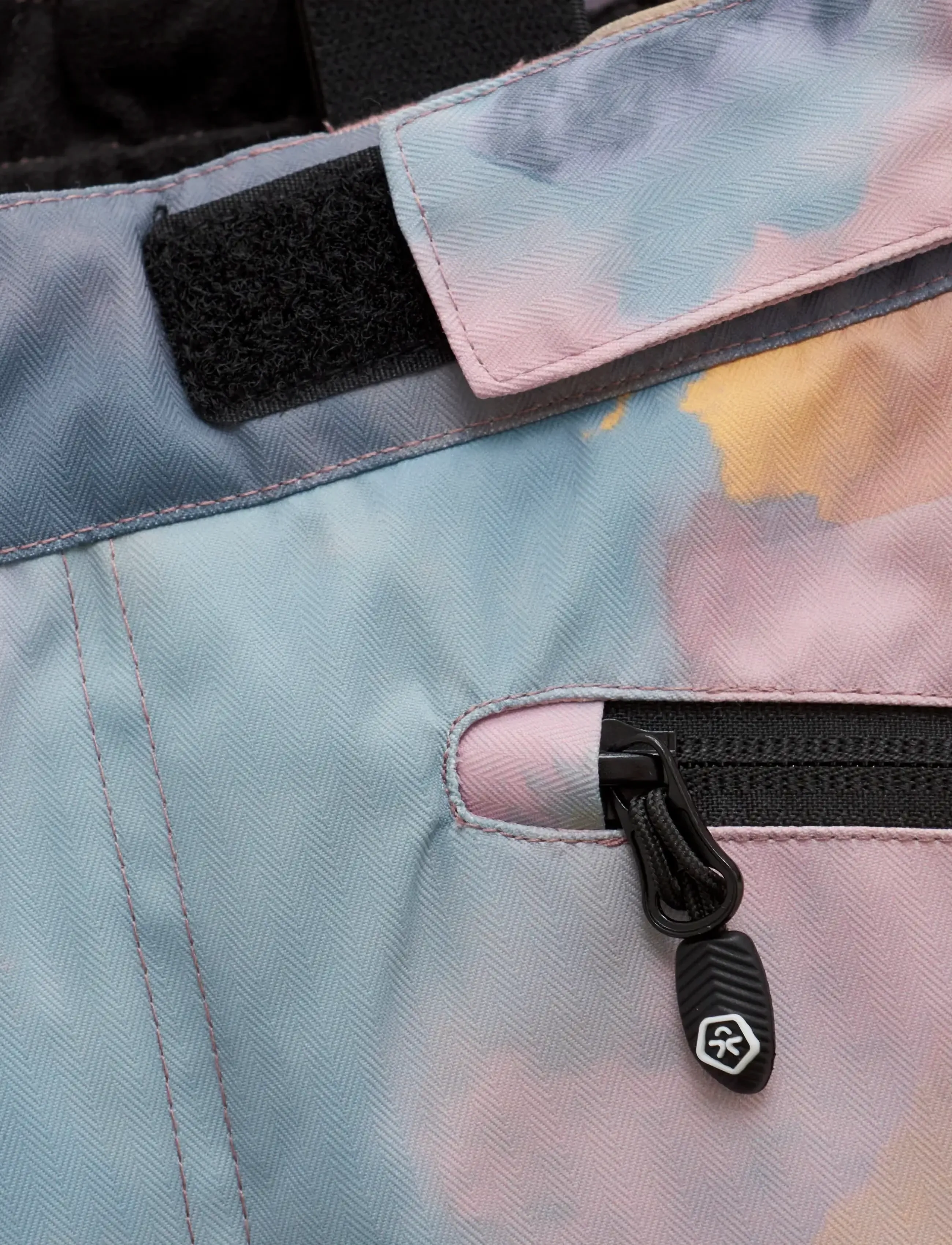 Color Kids - Ski Pants - AOP - woodrose - 4