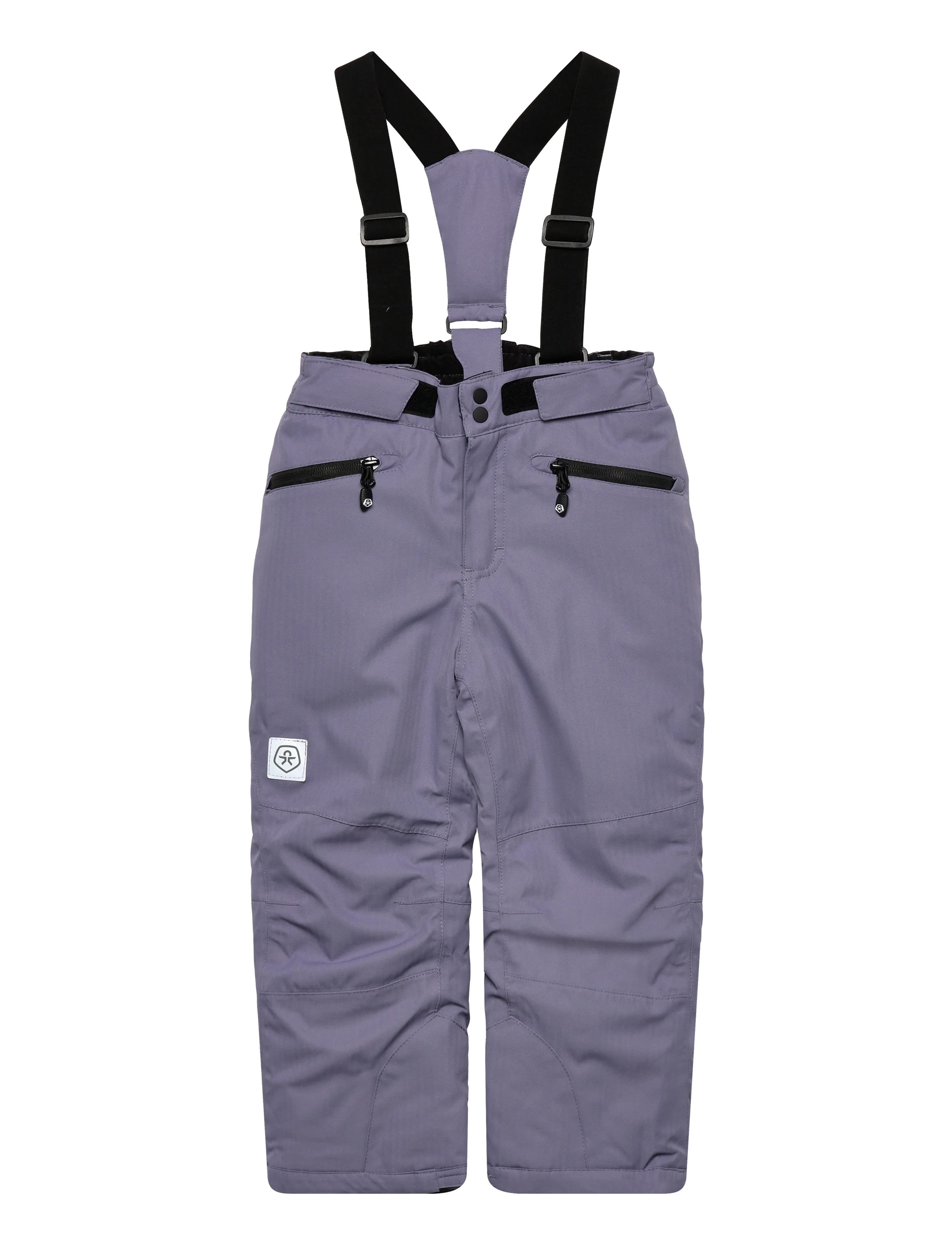 Color Kids Ski Pants W. Pockets, 104, Snow-ski Clothing, Lila - Pants, Kinder
