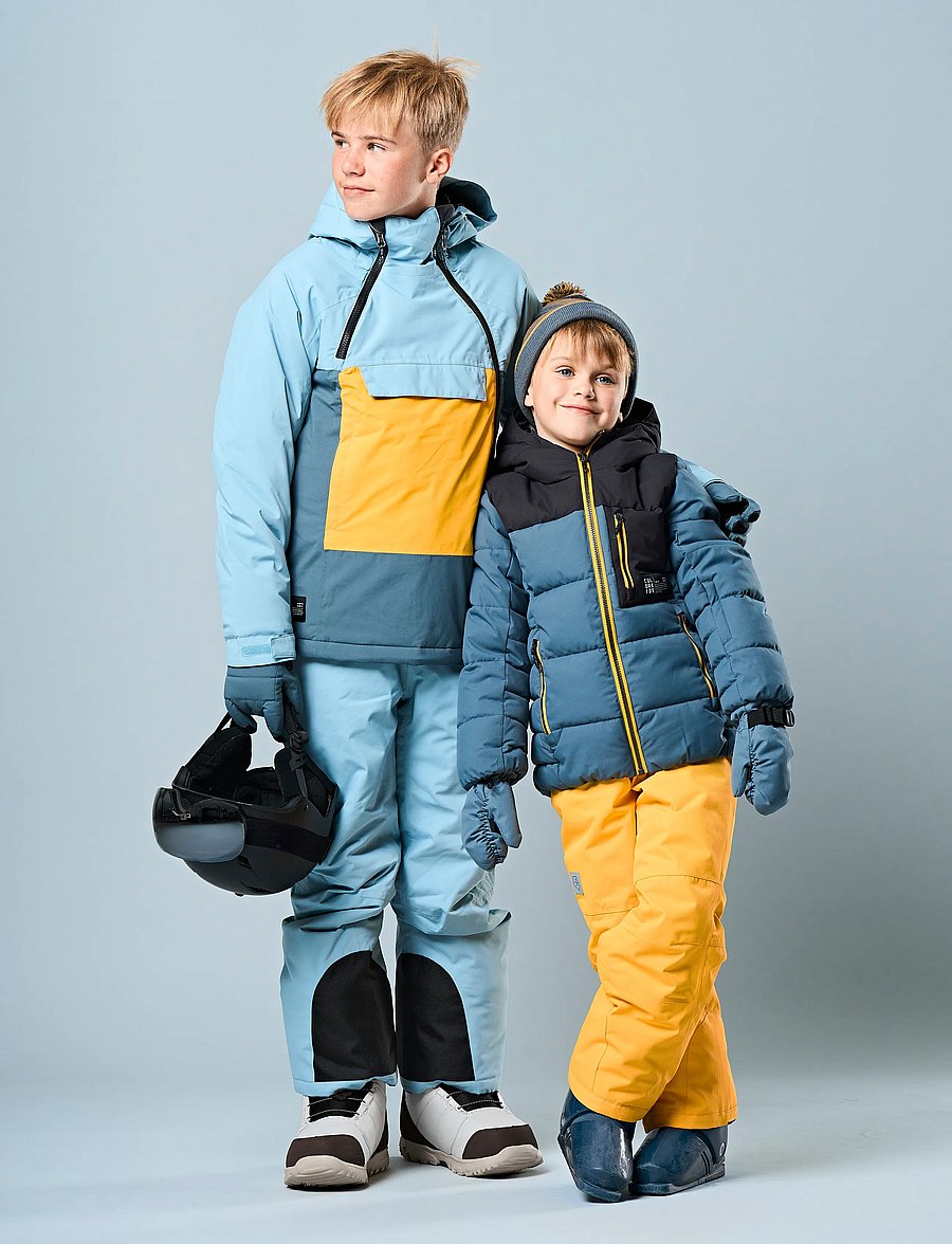 Color Kids - Ski Pants W. Pockets - skihosen - saffron - 0