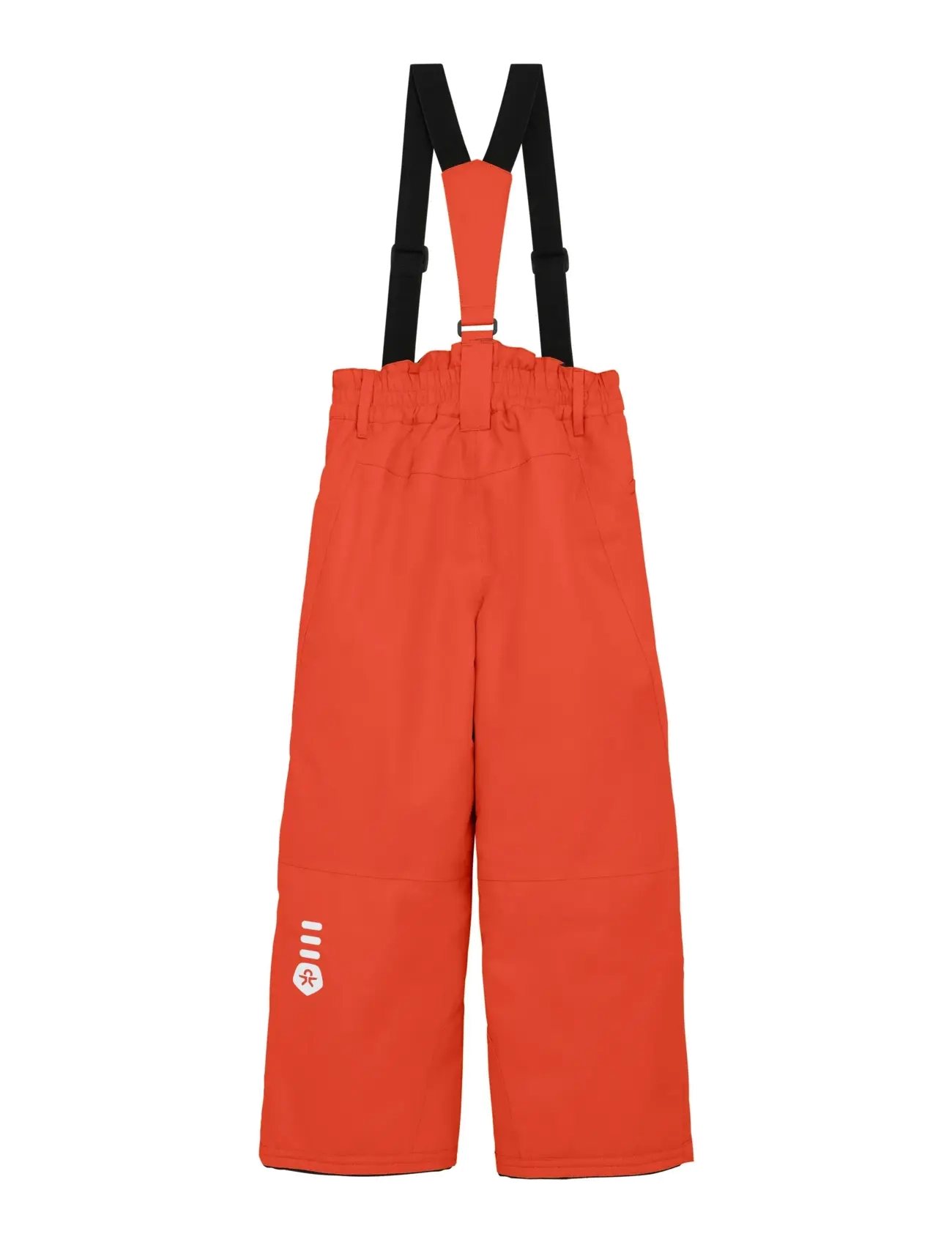 Color Kids - Ski Pants W. Pockets - overtræksbukser - tangerine tango - 2