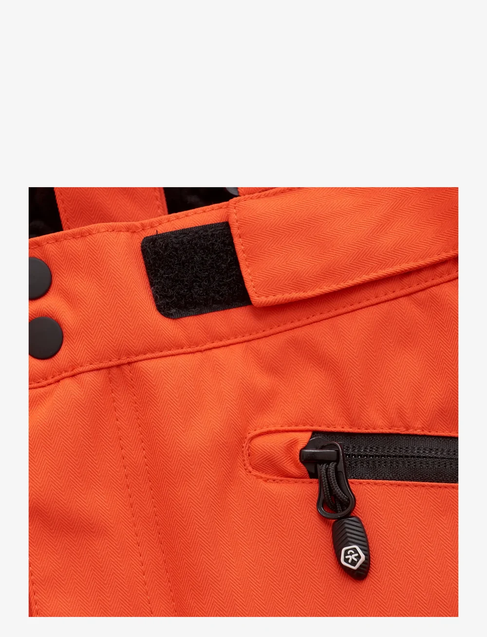 Color Kids - Ski Pants W. Pockets - skibukser - tangerine tango - 3