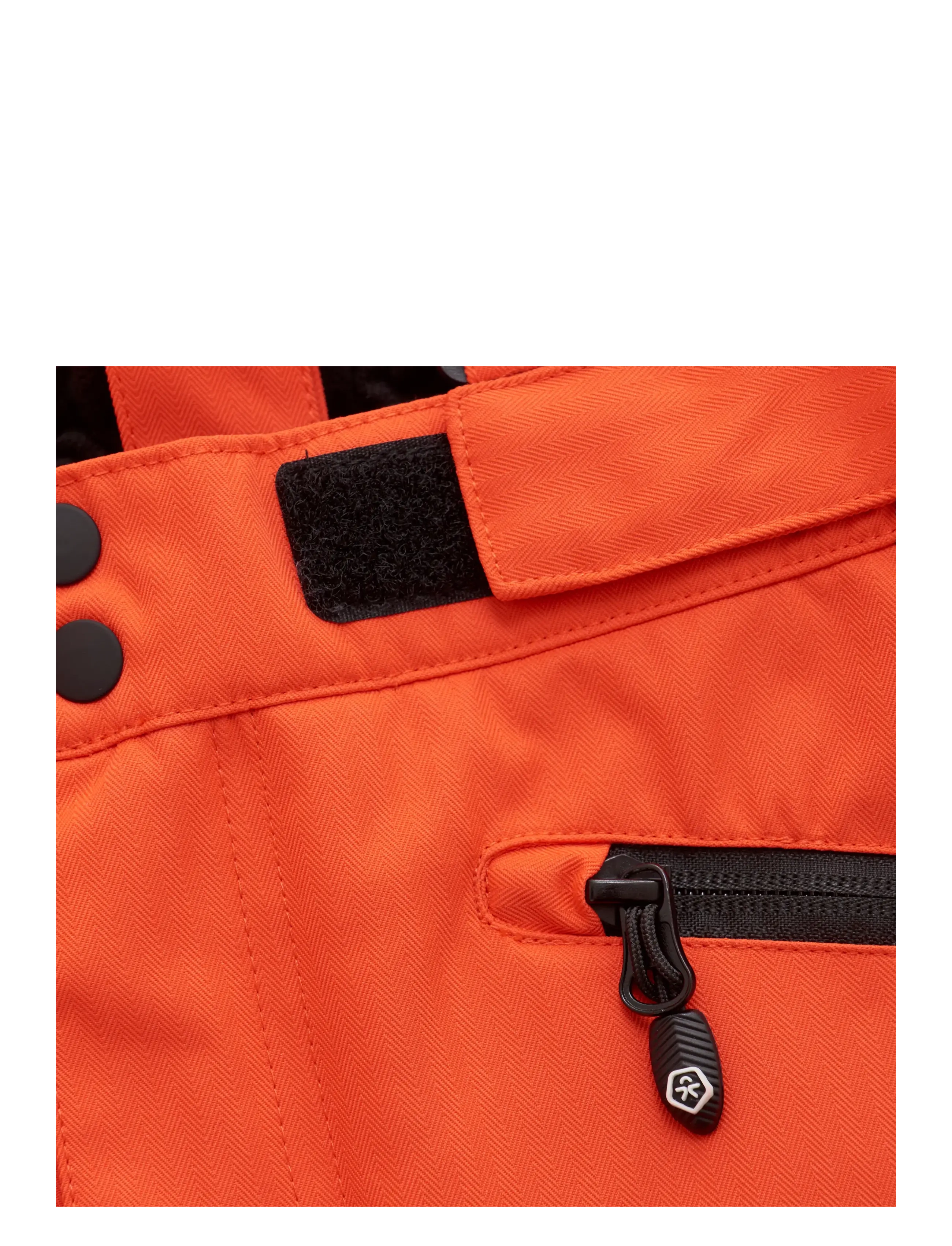 Color Kids - Ski Pants W. Pockets - overtræksbukser - tangerine tango - 3