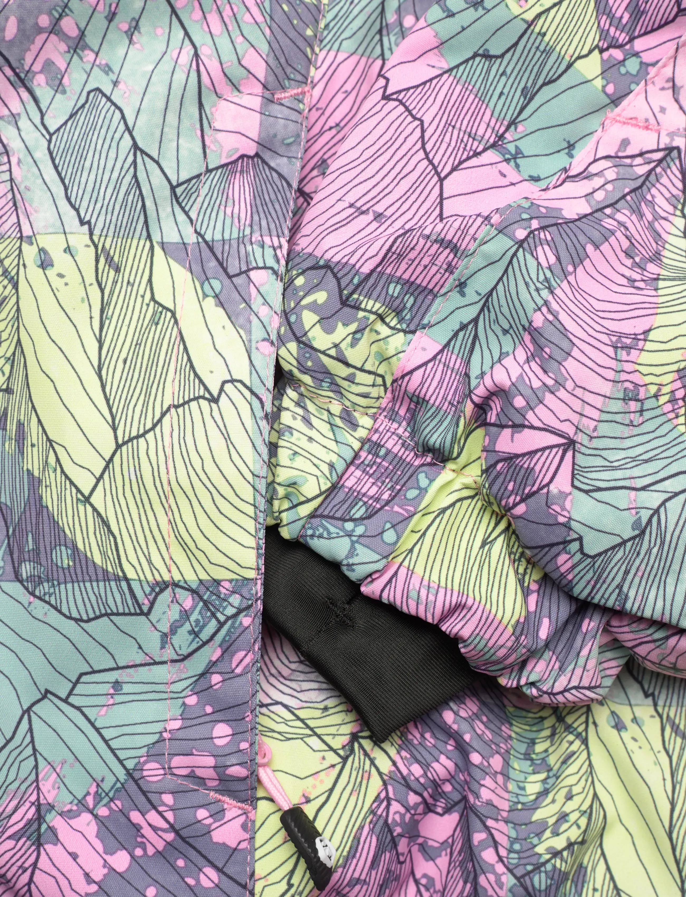 Color Kids - Ski Jacket - AOP - vinterjakker - bonbon - 3
