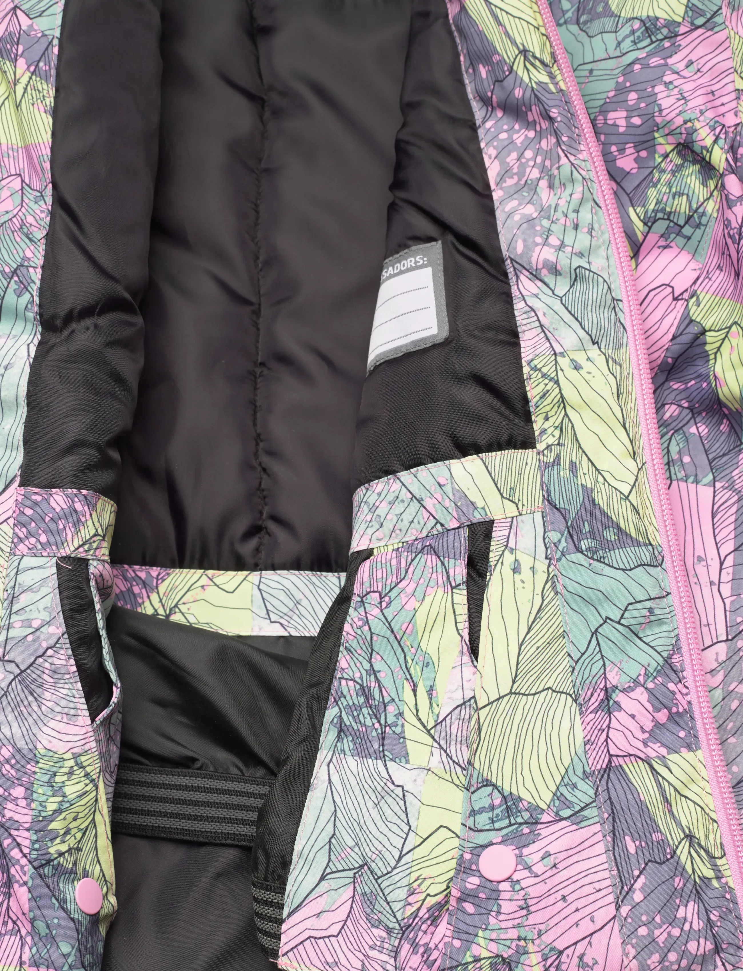 Color Kids - Ski Jacket - AOP - vinterjakker - bonbon - 4