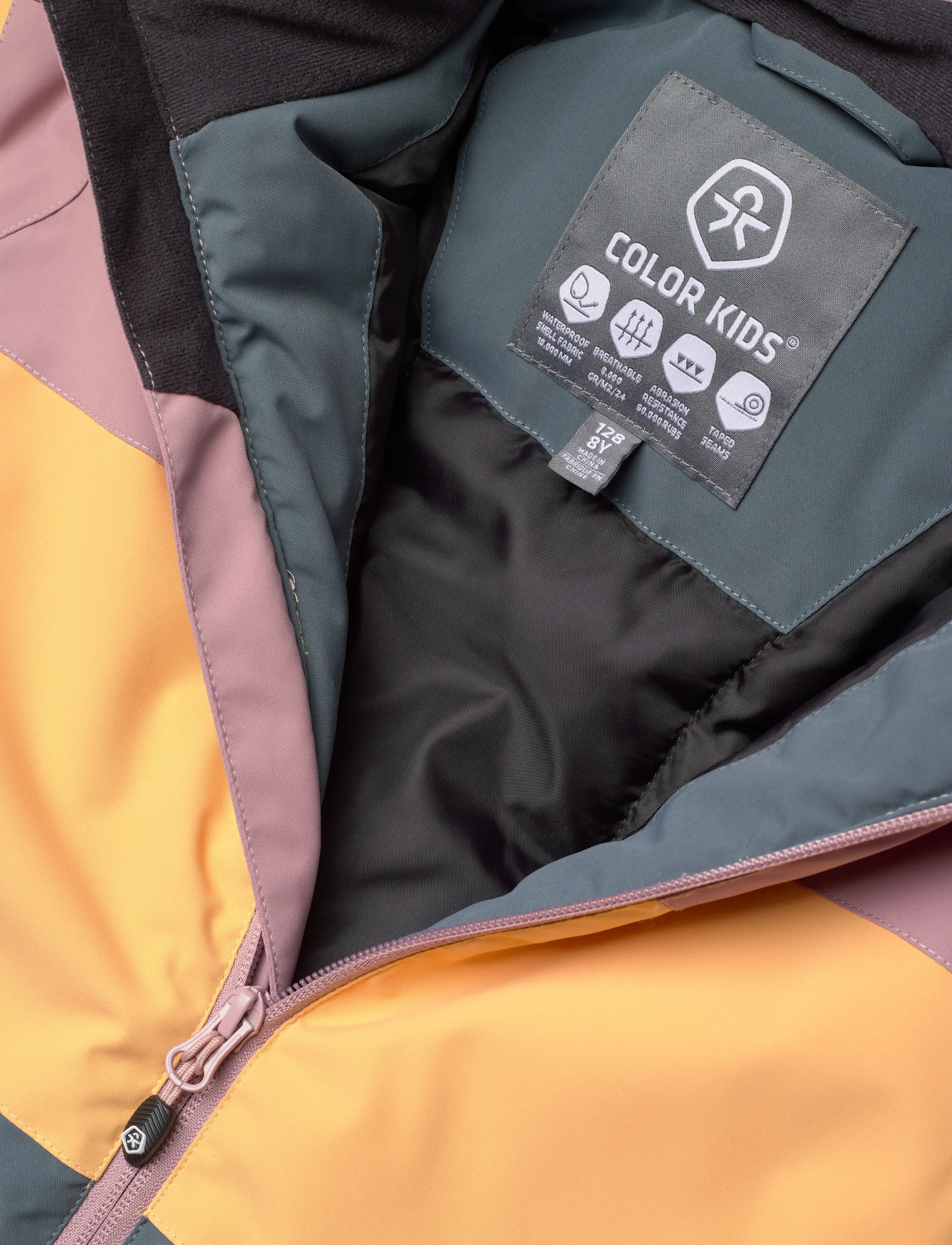 Color Kids - Ski Jacket - Colorblock - woodrose - 2