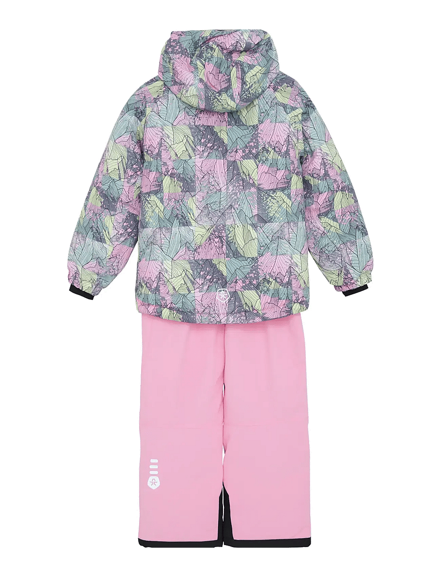 Color Kids - Ski Set - AOP - ytterkläder - bonbon - 1