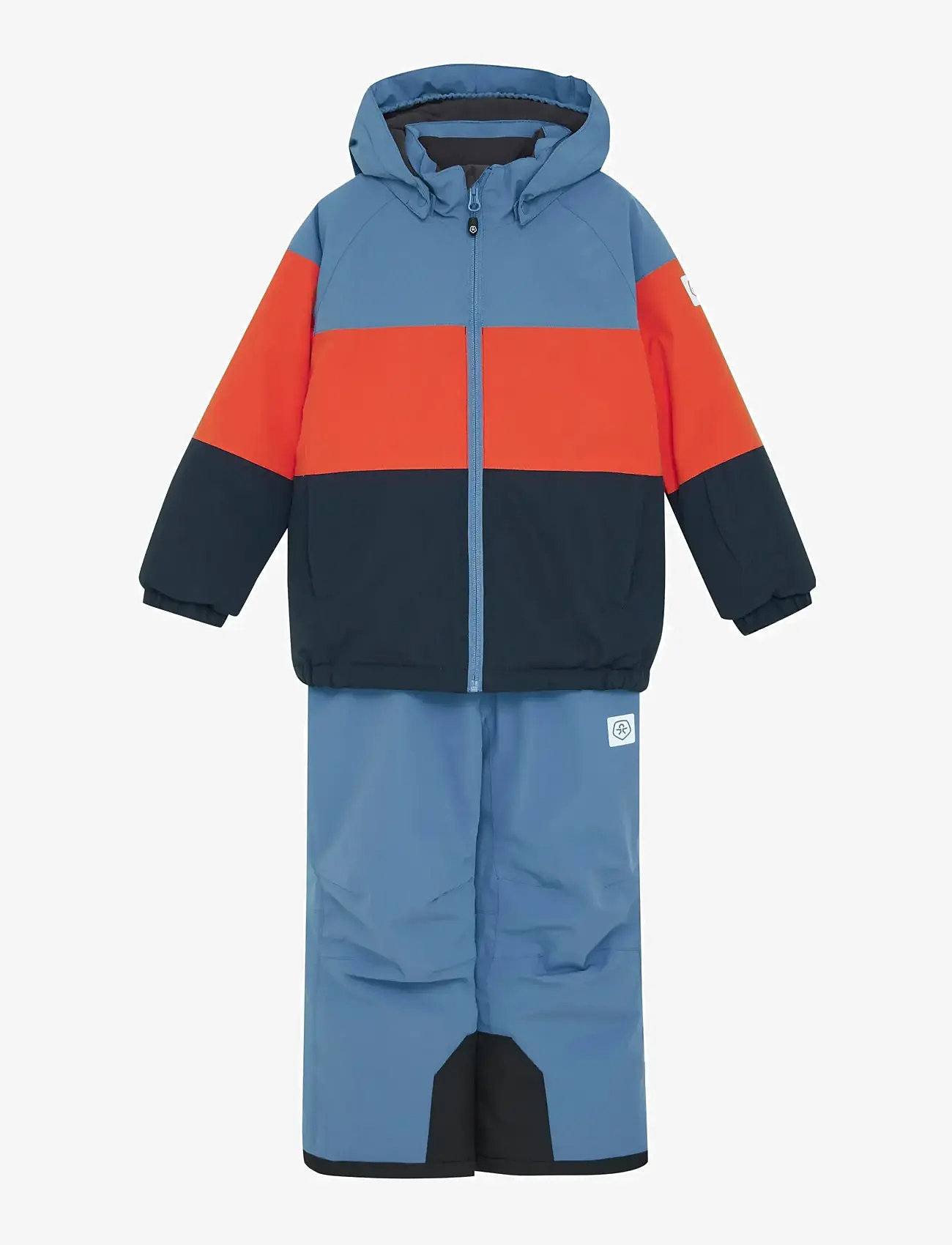 Color Kids - Ski Set - Colorblock - snowsuit - coronet blue - 1