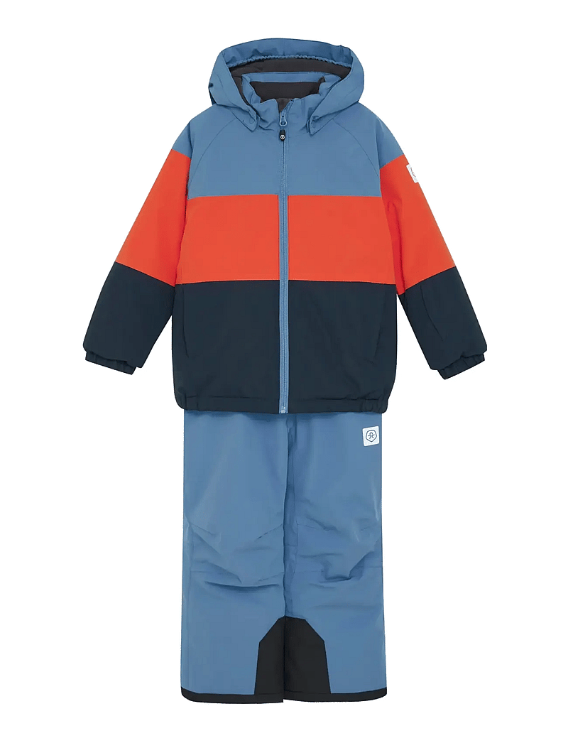 Color Kids - Ski Set - Colorblock - virsdrēbes - coronet blue - 1