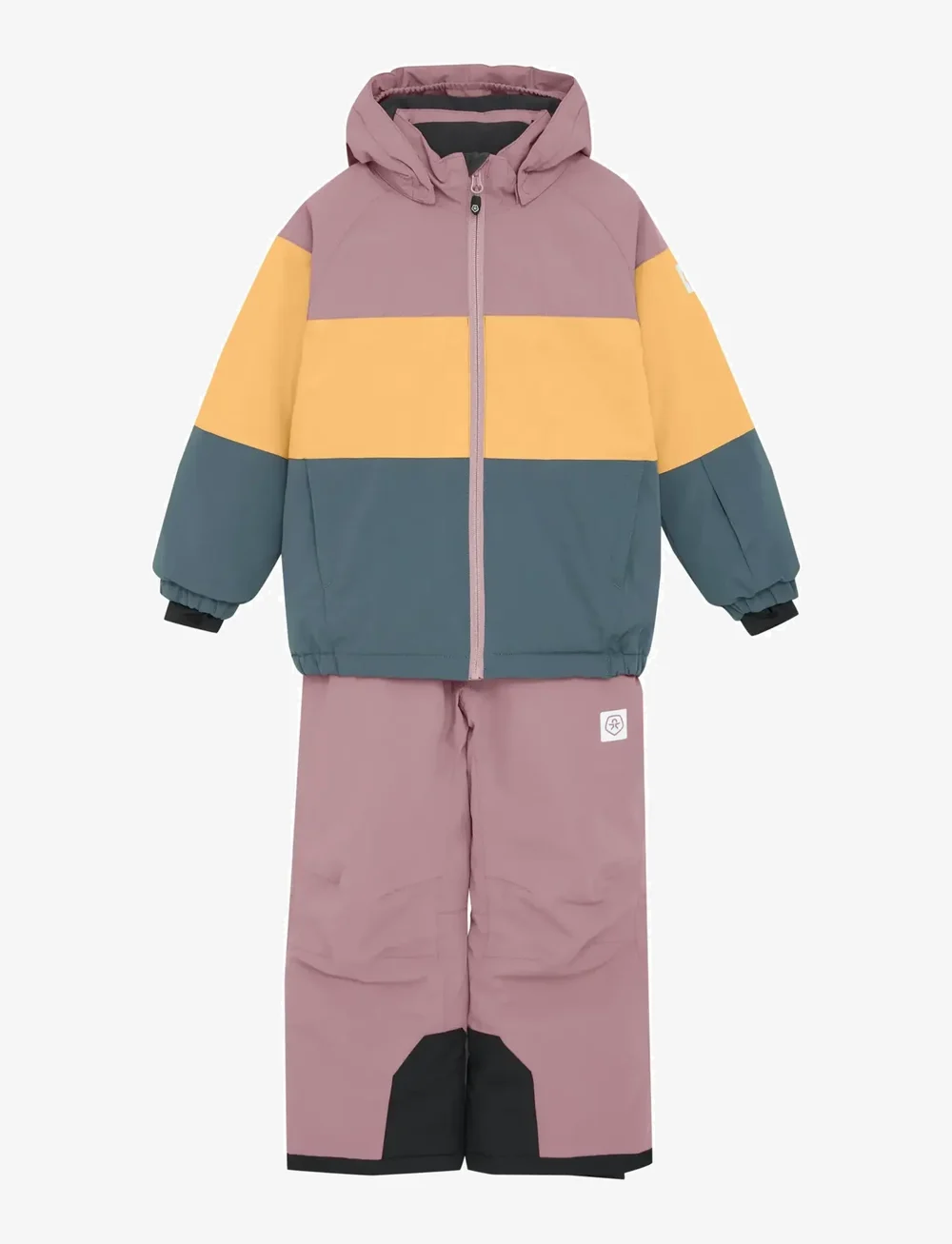 Color Kids - Ski Set - Colorblock - snowsuit - woodrose - 0
