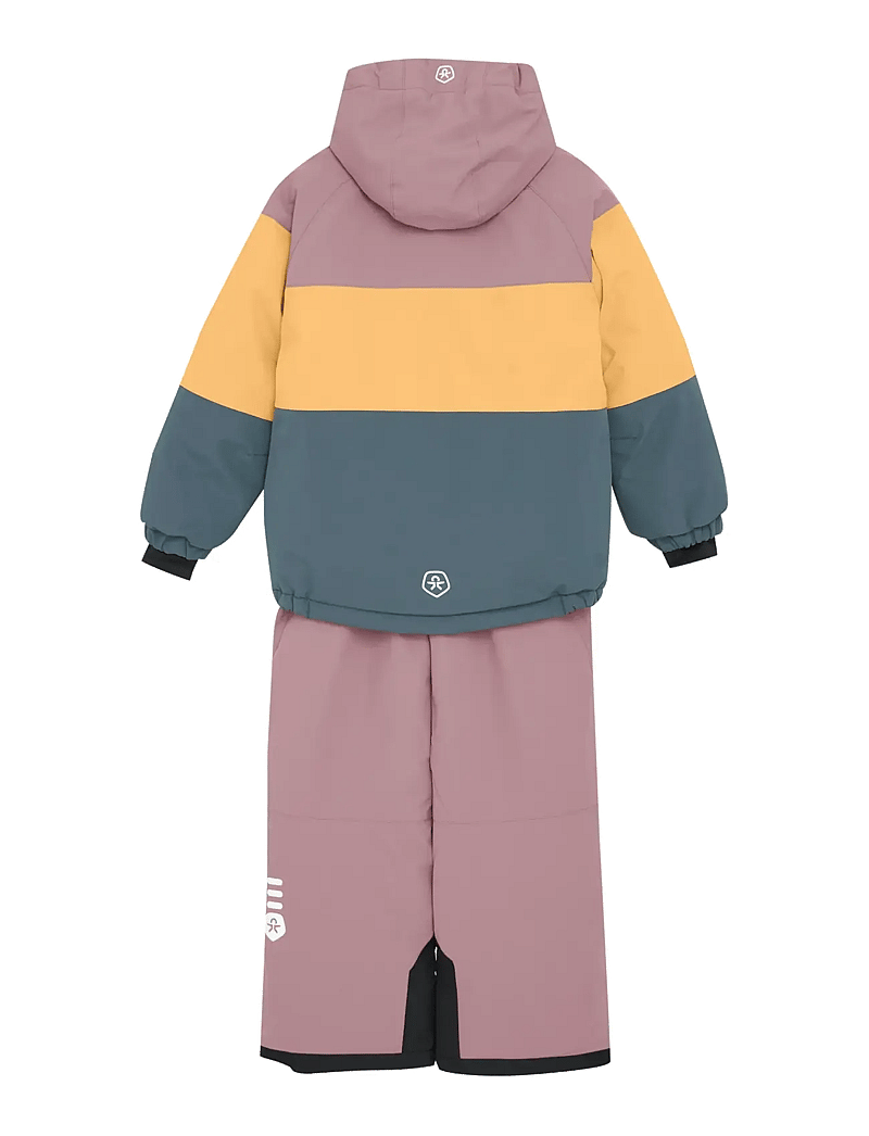 Color Kids - Ski Set - Colorblock - snowsuit - woodrose - 1