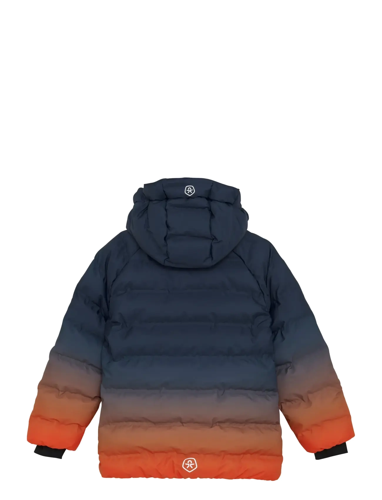 Color Kids - Ski Jacket - Quilt & Gradient - vinterjakker - tangerine tango - 1