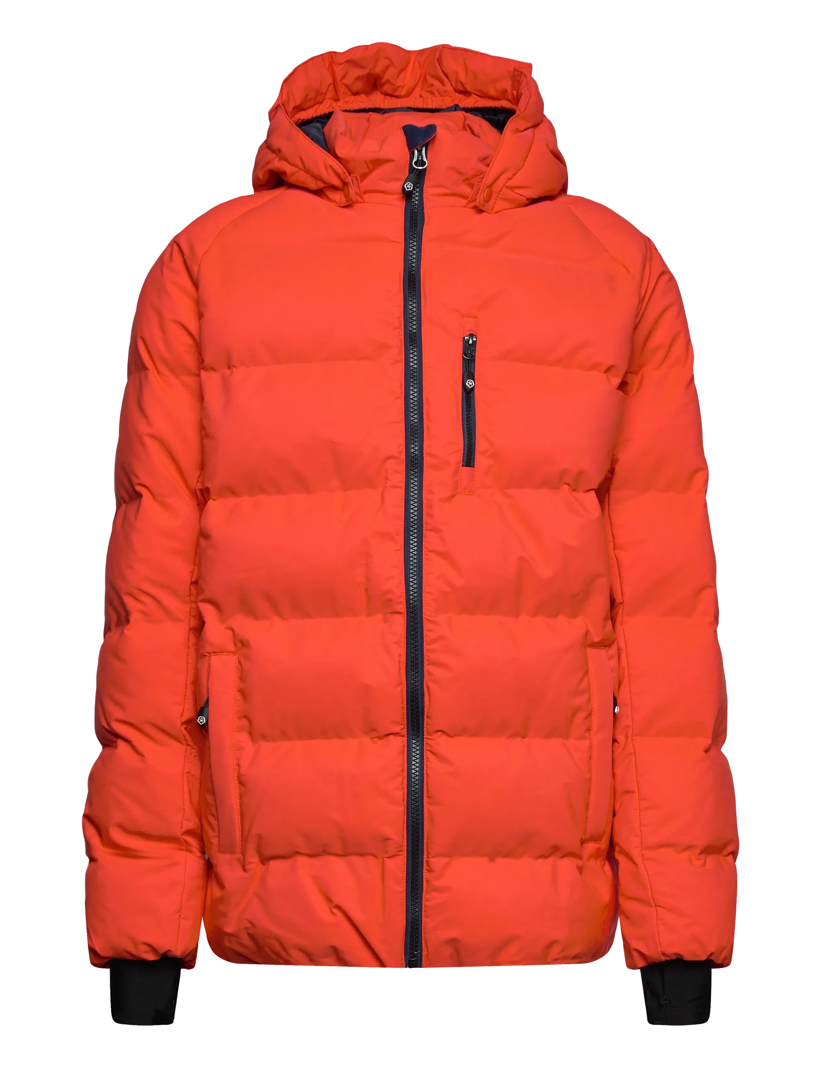 Ski Jacket - Quilt - TANGERINE TANGO
