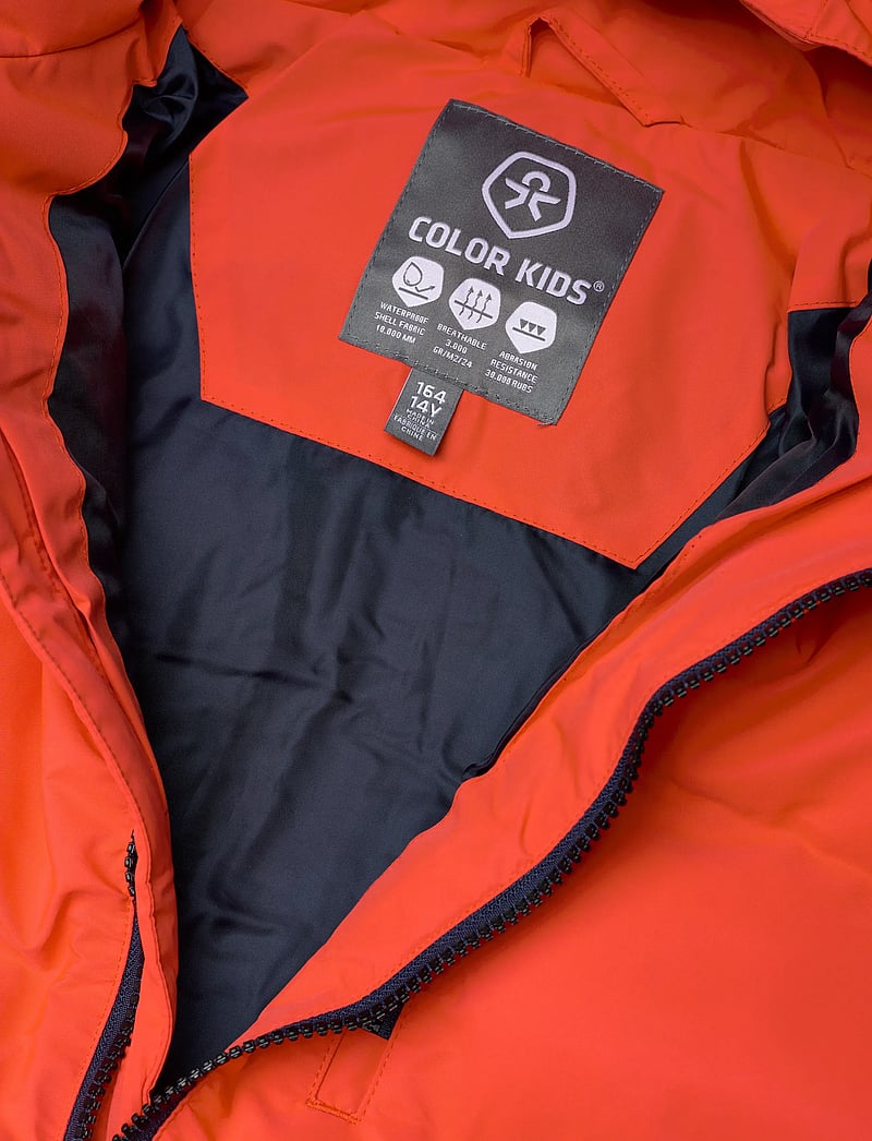 Color Kids - Ski Jacket - Quilt - skijakker - tangerine tango - 2