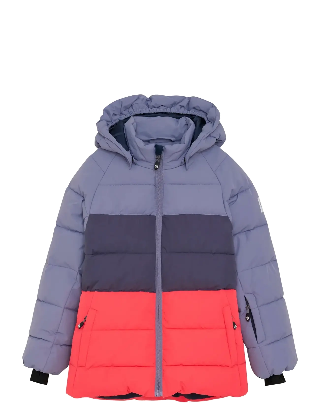 Color Kids Ski Jacket -Quilt & Colorblock, 164, Snow-ski Clothing, Grau - Jacket, Kinder