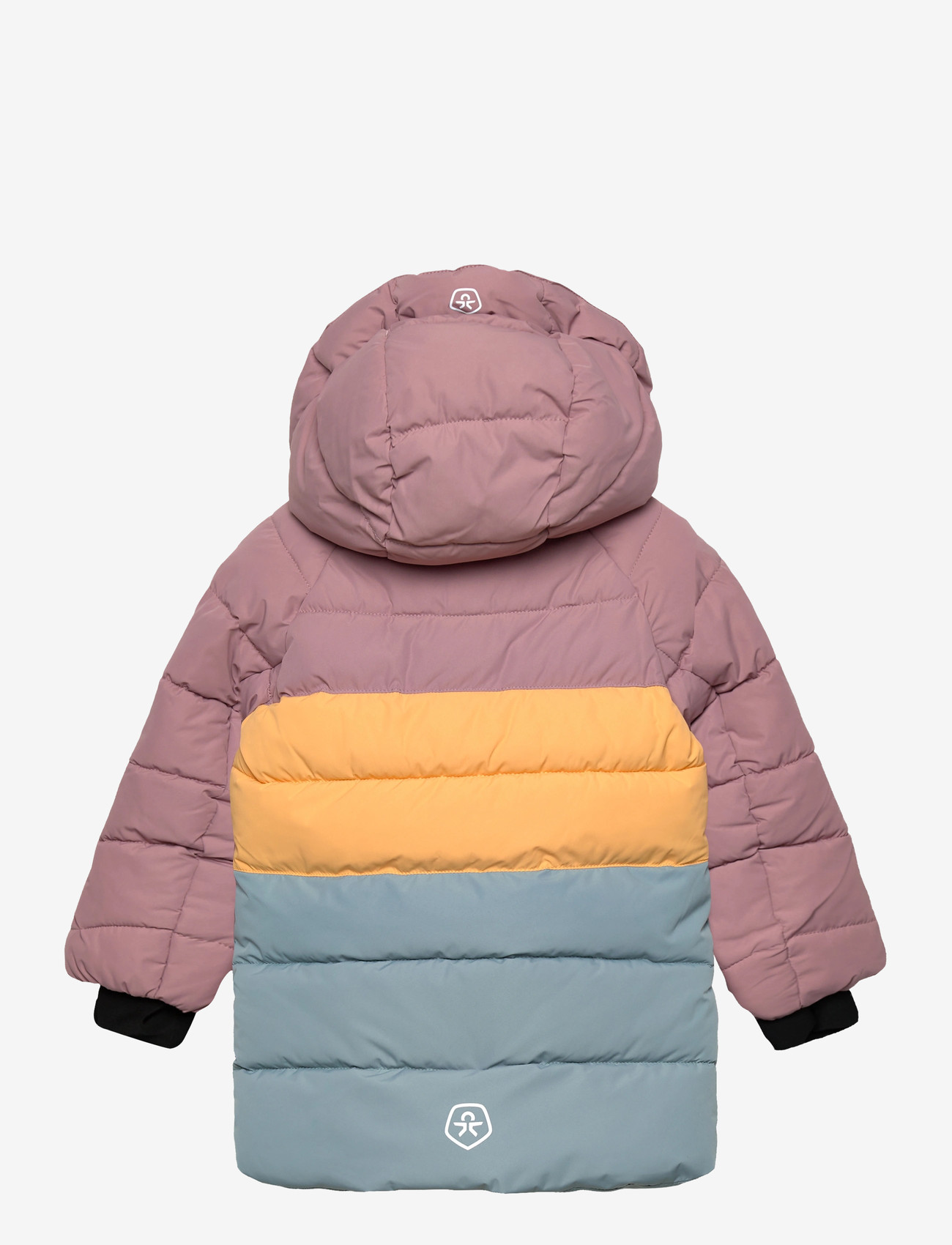 Color Kids - Ski Jacket -Quilt & Colorblock - ski jackets - woodrose - 1