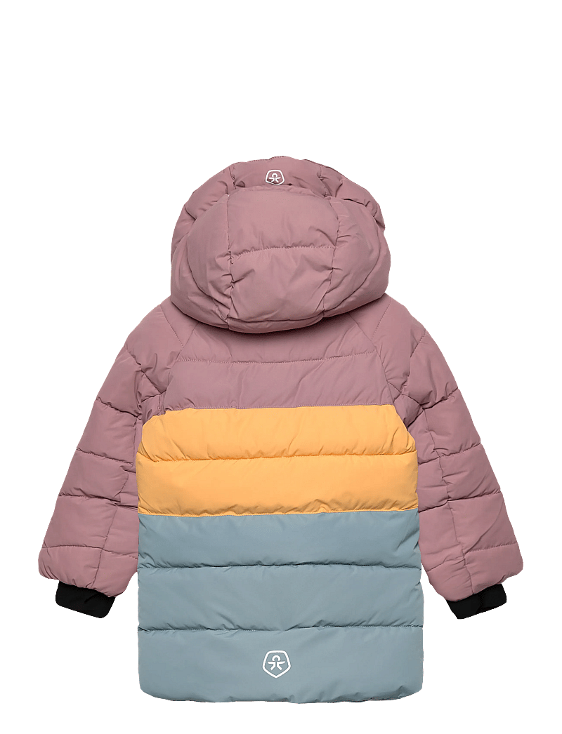 Color Kids - Ski Jacket -Quilt & Colorblock - ski jackets - woodrose - 1