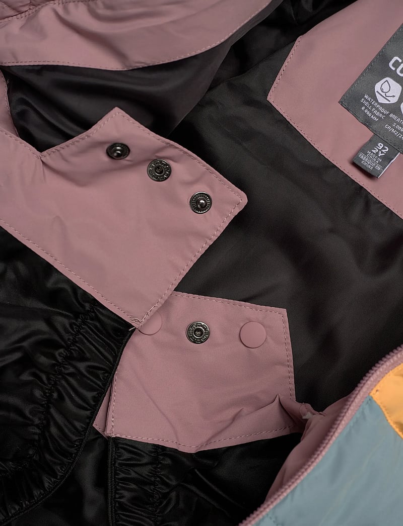 Color Kids - Ski Jacket -Quilt & Colorblock - ski jackets - woodrose - 4