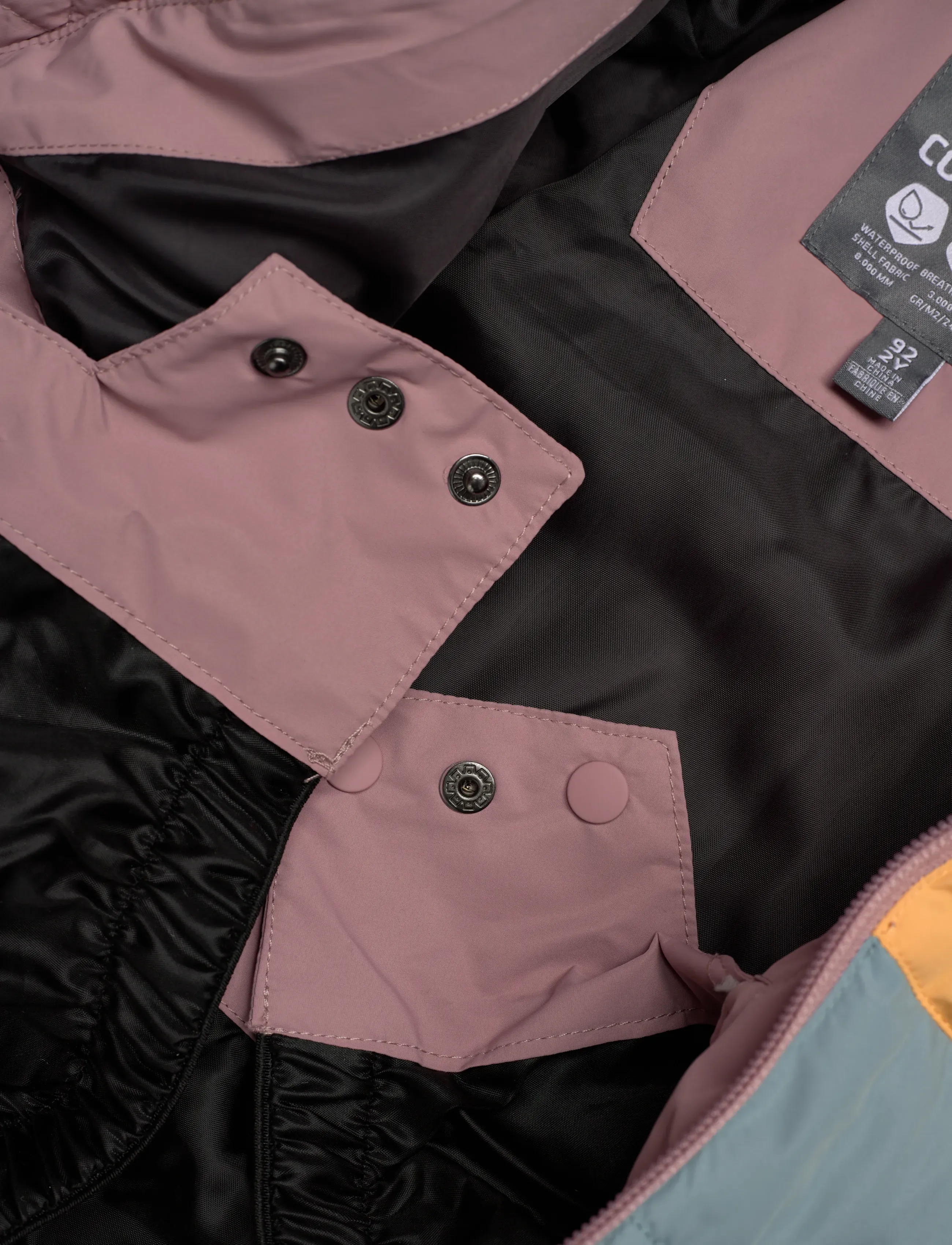 Color Kids - Ski Jacket -Quilt & Colorblock - skijacken - woodrose - 4