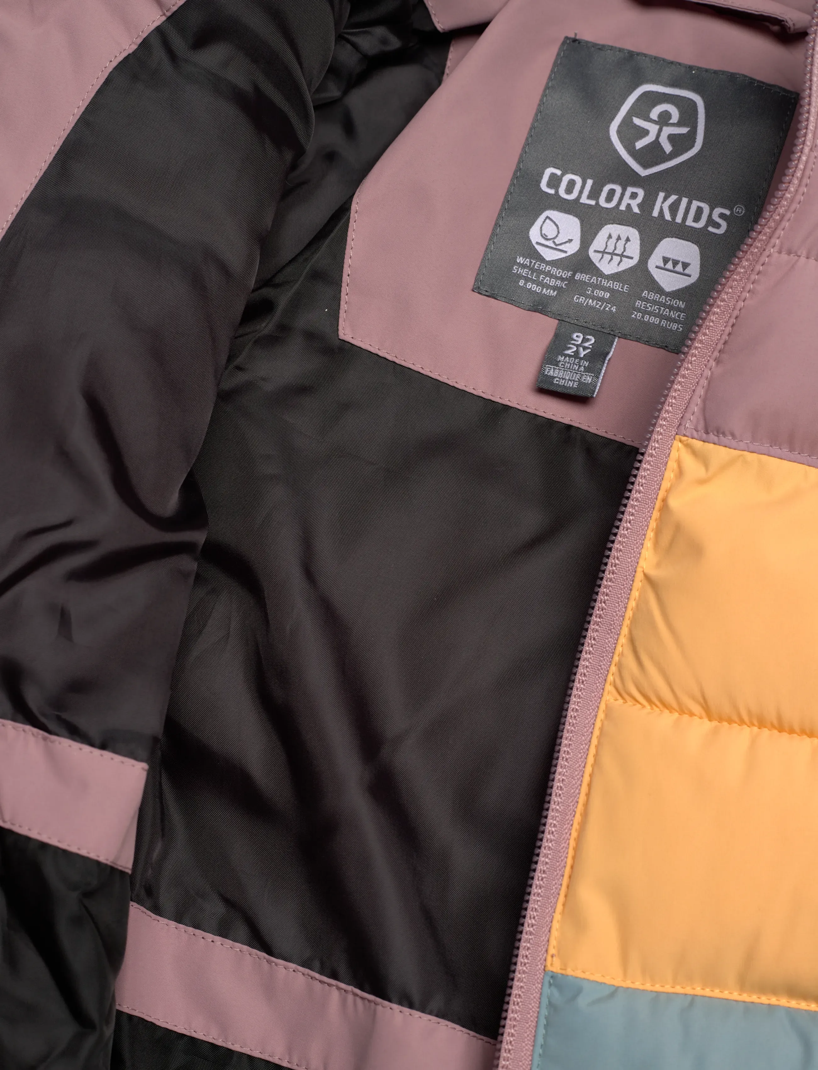 Color Kids - Ski Jacket -Quilt & Colorblock - skijacken - woodrose - 5