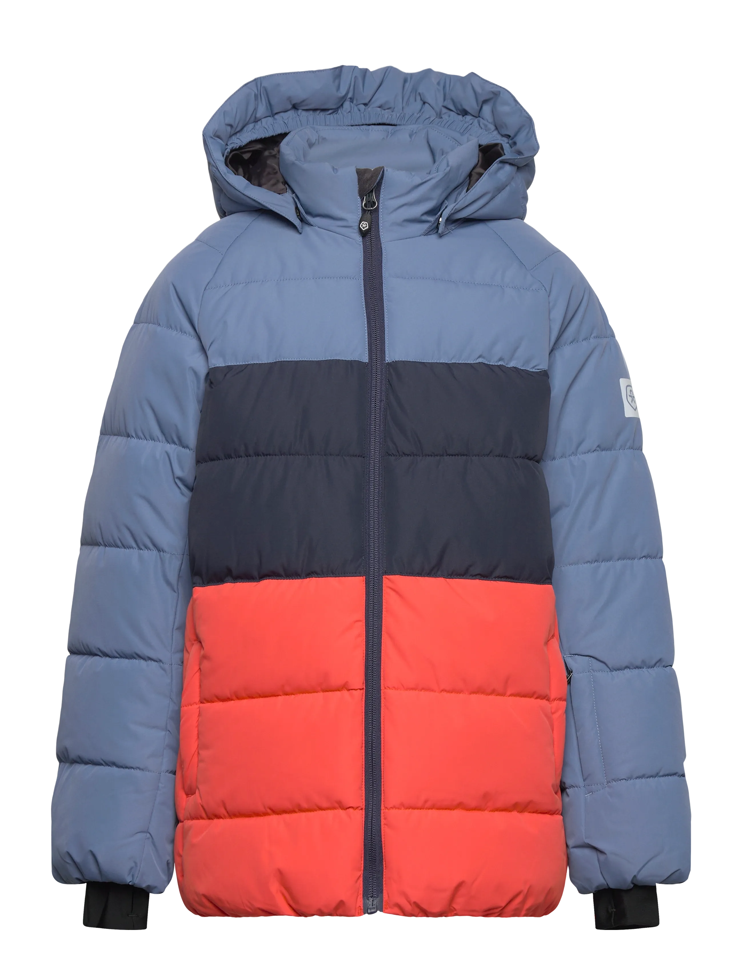 Color Kids Ski Jacket -Quilt & Colorblock - Jackets - CORONET BLUE / blue