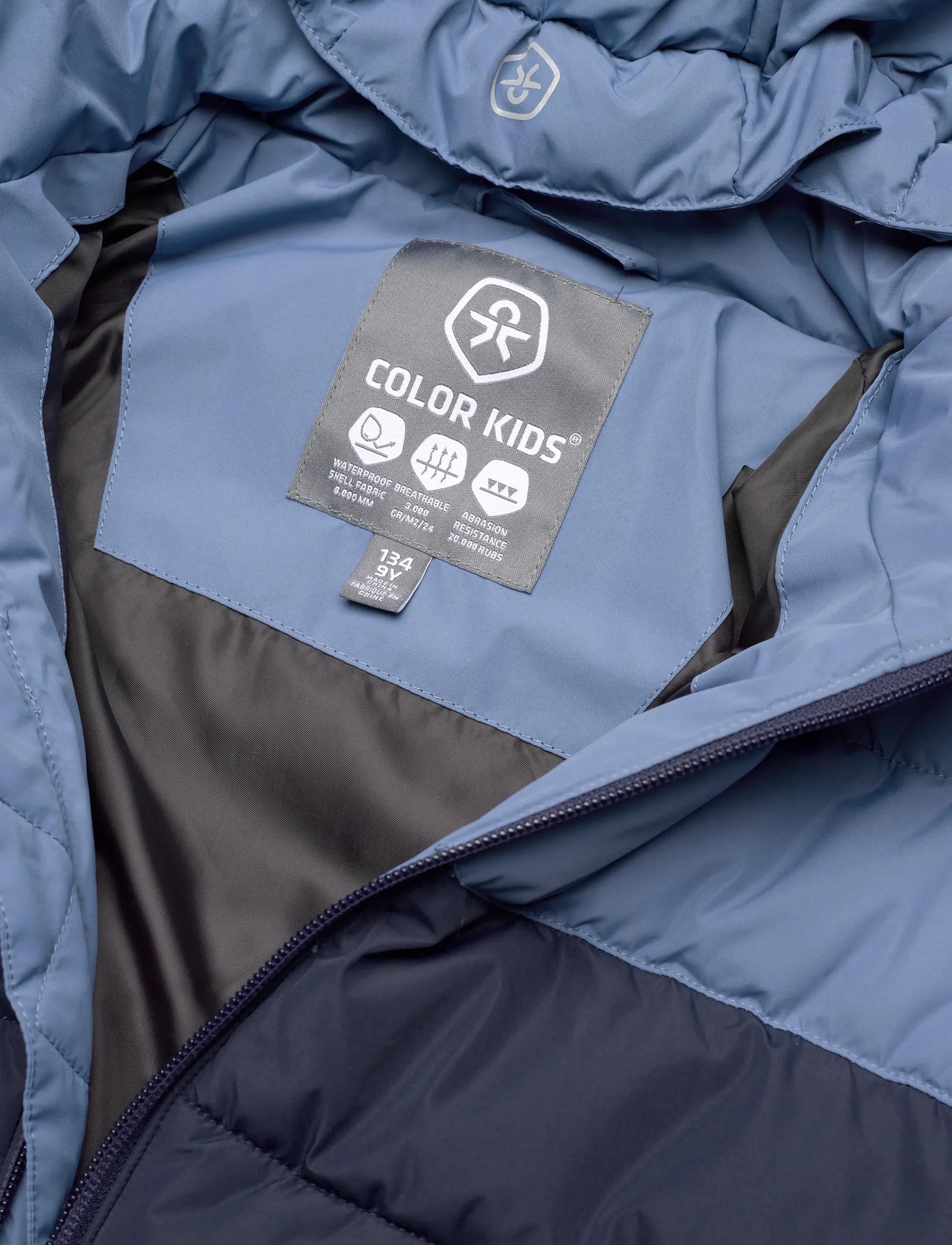 Color Kids - Ski Jacket -Quilt & Colorblock - coronet blue - 2