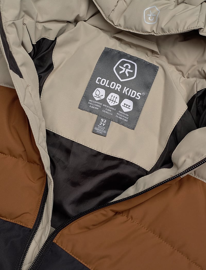 Color Kids - Ski Jacket -Quilt & Colorblock - pure cashmere - 3