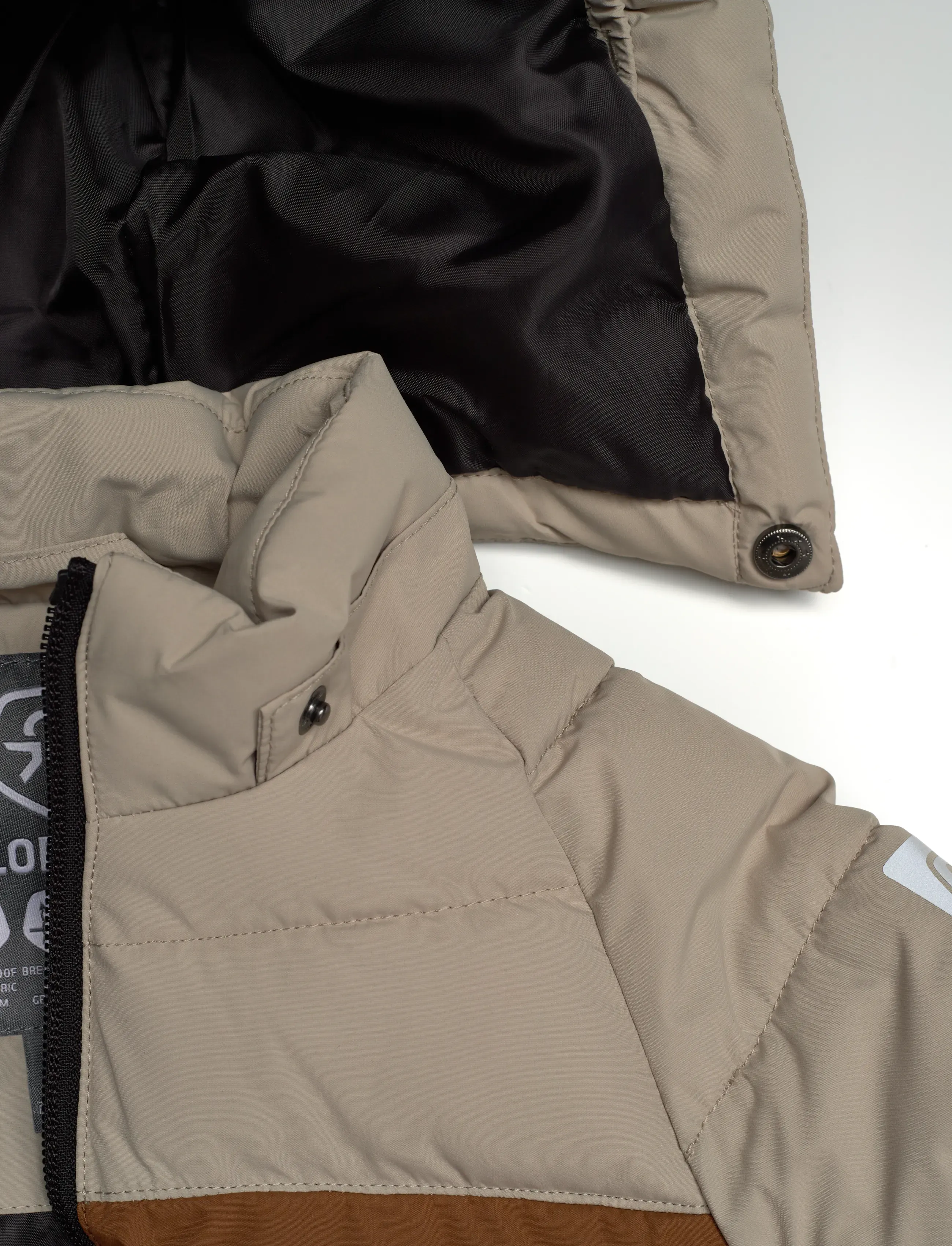 Color Kids - Ski Jacket -Quilt & Colorblock - pure cashmere - 4