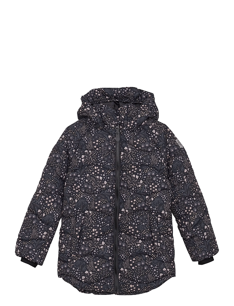 Color Kids - Jacket - Quilt, Long & AOP - anorakker - phantom - 0