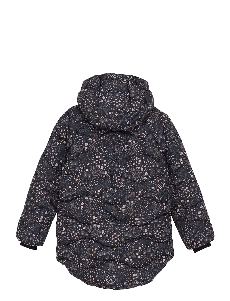 Color Kids - Jacket - Quilt, Long & AOP - anorakker - phantom - 1