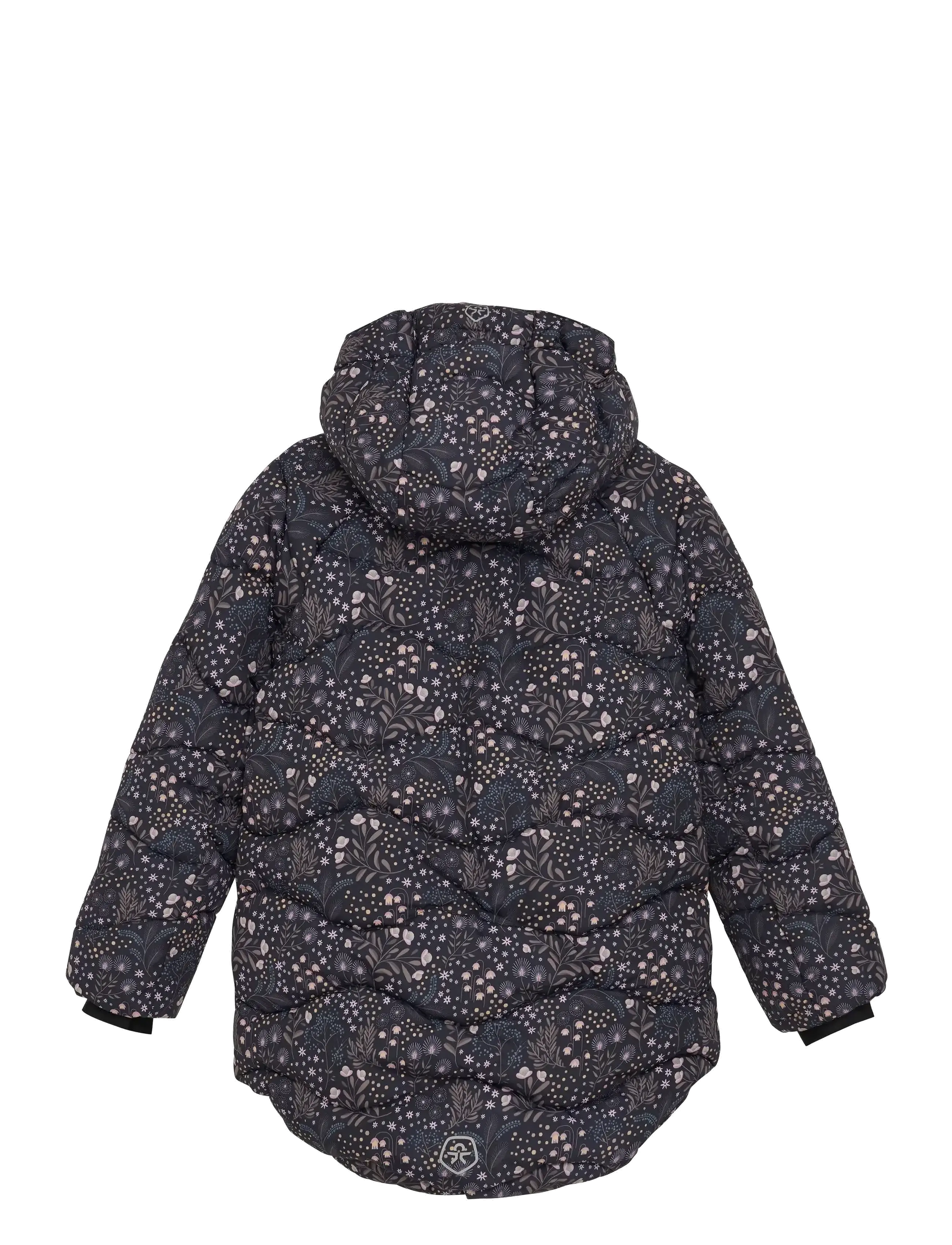 Color Kids - Jacket - Quilt, Long & AOP - anorakker - phantom - 1