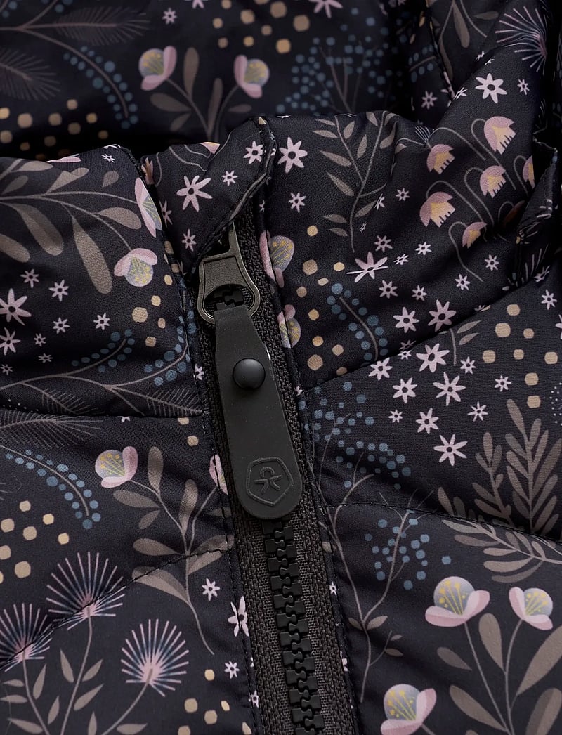 Color Kids - Jacket - Quilt, Long & AOP - anorakker - phantom - 2