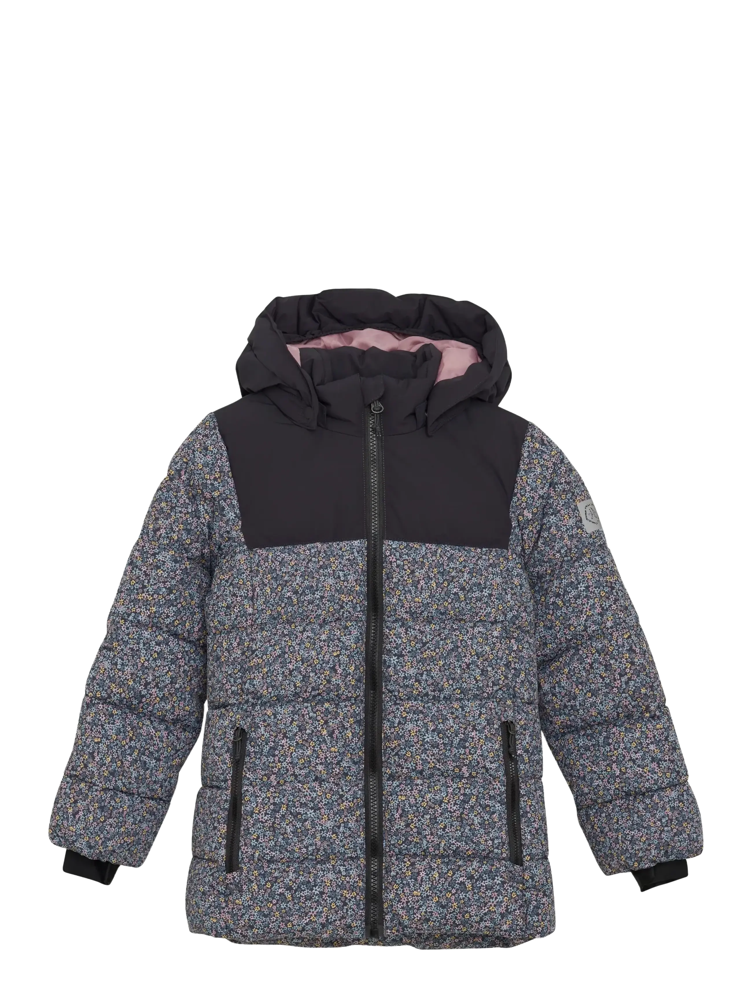 Color Kids Jacket Quilt & Aop, 110, Jackets Coats, Schwarz - Winter Jackets, Kinder