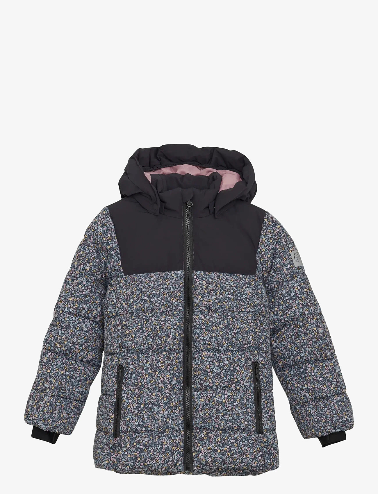 Color Kids - Jacket - Quilt & AOP - overtøj - phantom - 0