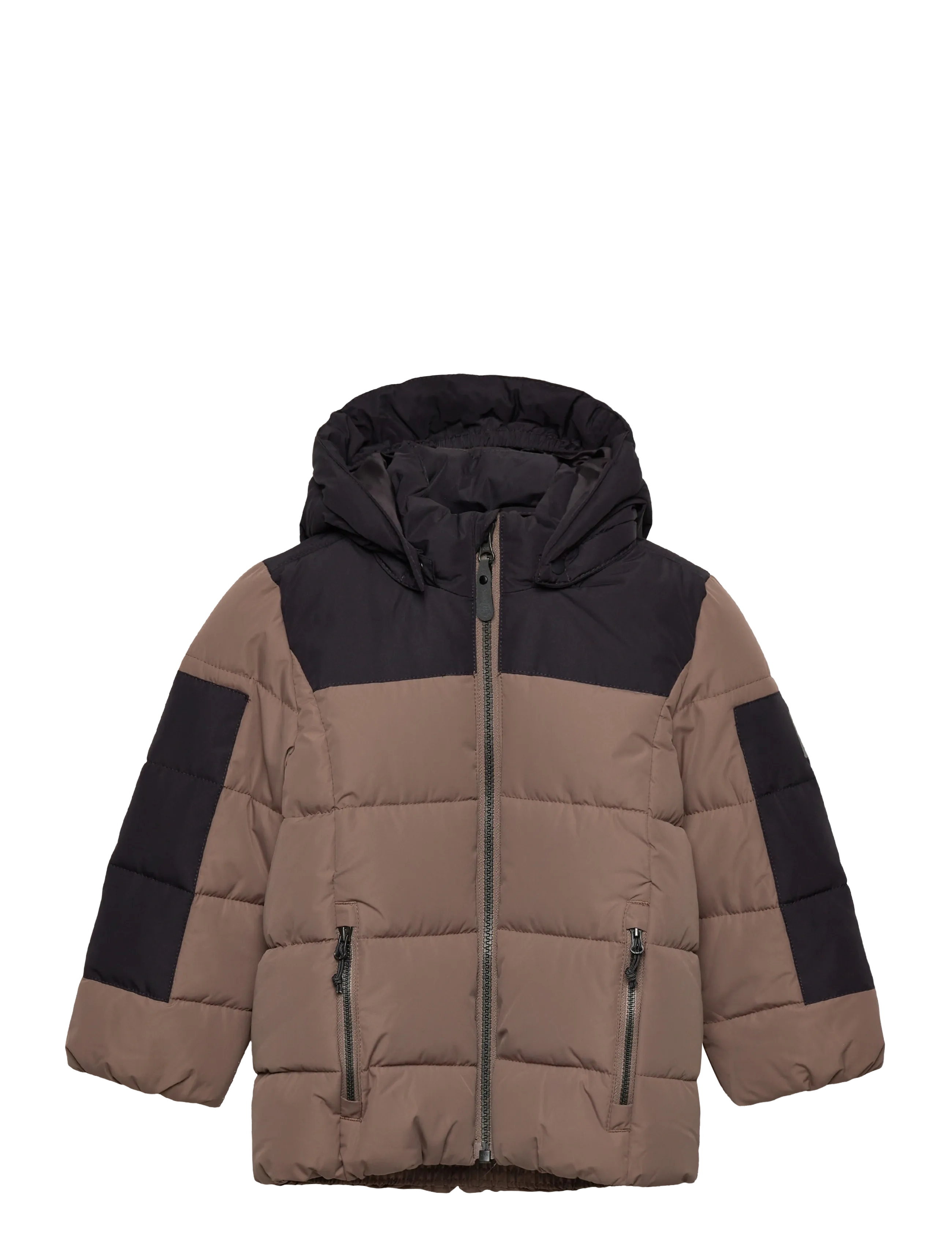 Color Kids Jacket - Quilt - Winter jackets - FOSSIL / multi