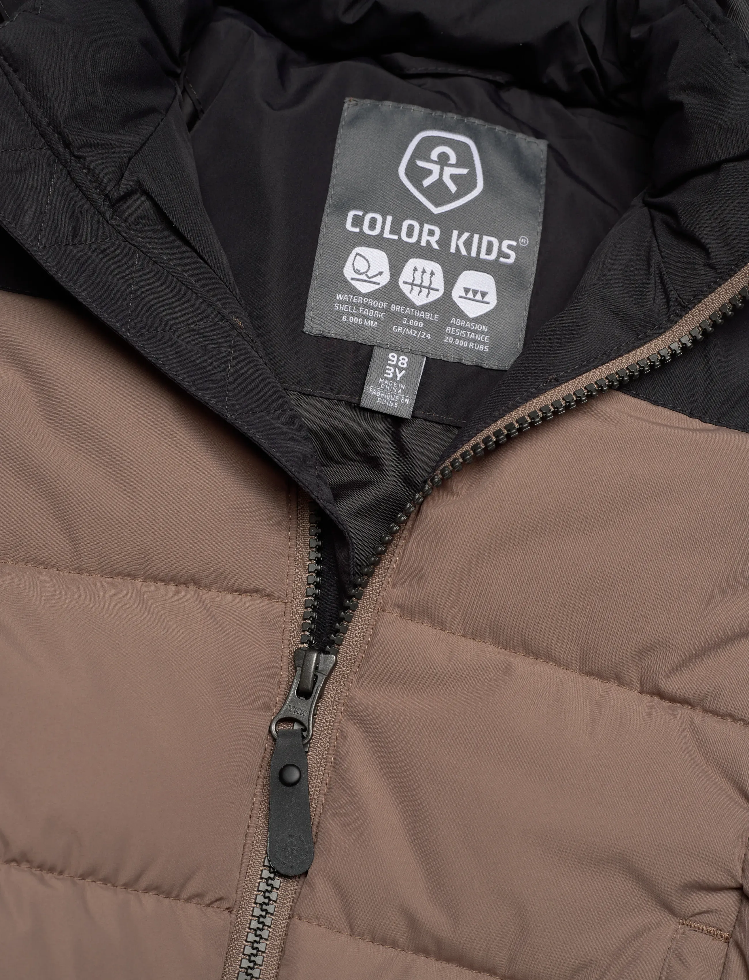 Color Kids - Jacket - Quilt - anorakker - fossil - 2