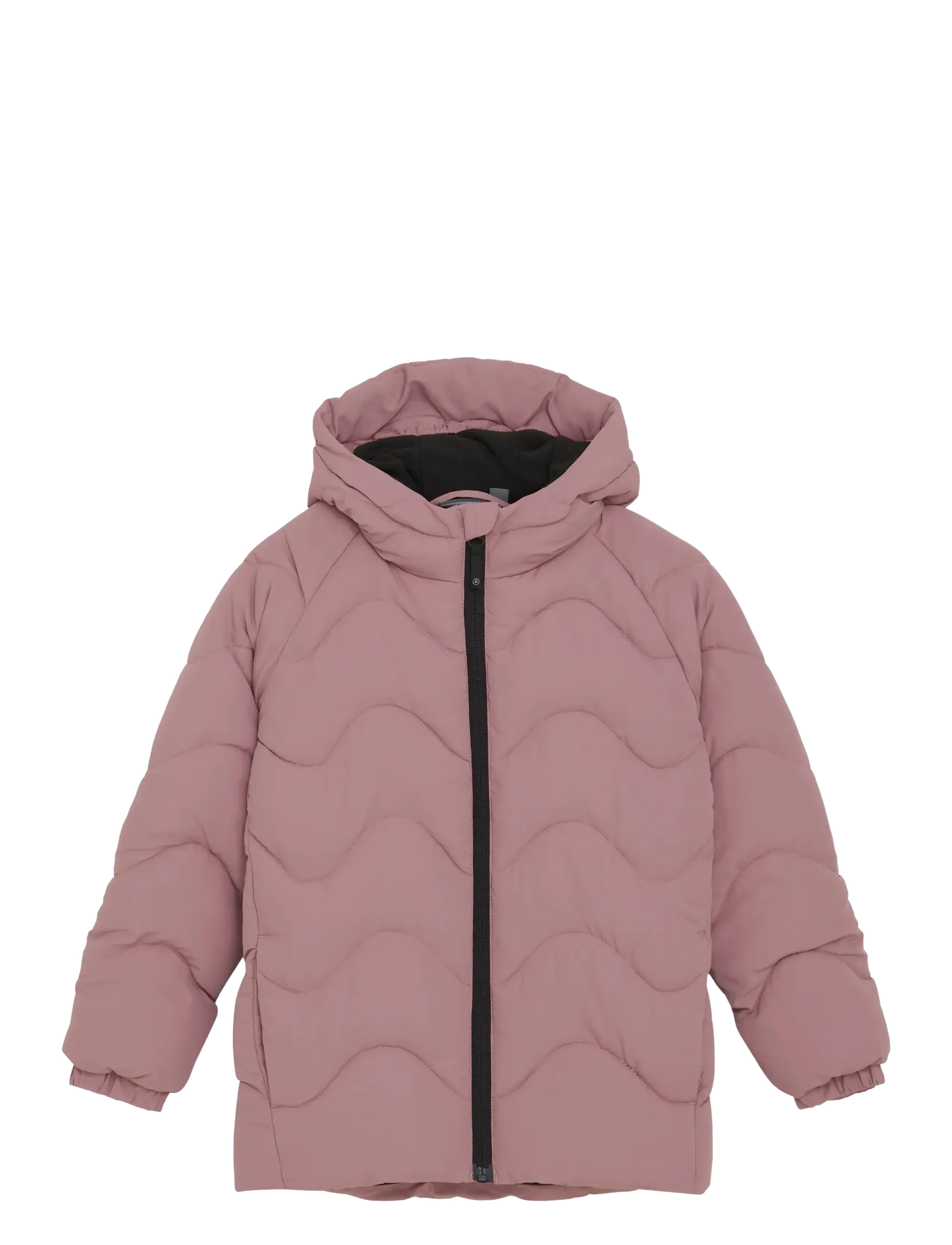Color Kids Jacket W. Hood - Quilt - Frühlingsjacken - WOODROSE / pink/rose