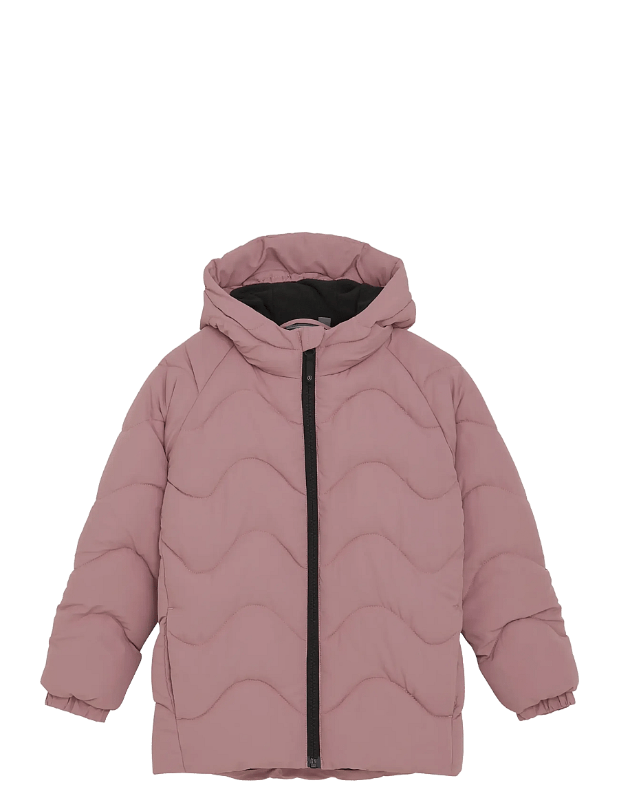Color Kids - Jacket W. Hood - Quilt - steppjacken - woodrose - 0