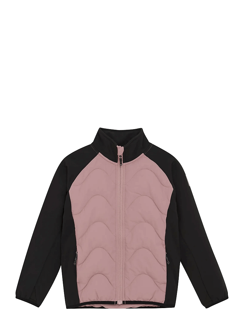 Color Kids - Sofhell Hybrid Jacket - quilted jackets - woodrose - 0