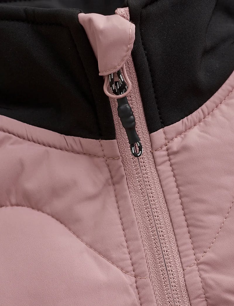 Color Kids - Sofhell Hybrid Jacket - quilted jackets - woodrose - 3