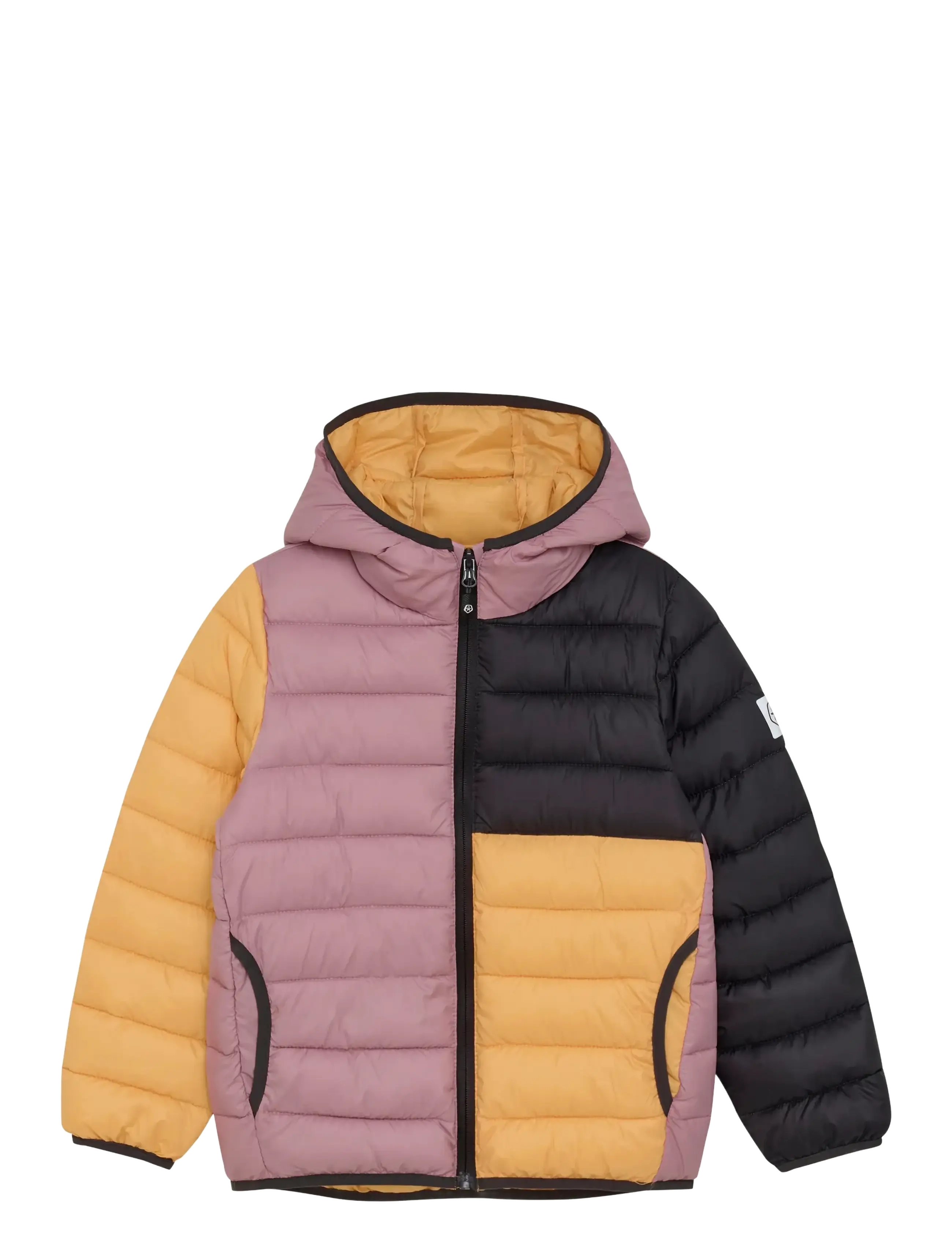 Color Kids Jacket W. Hood - Quilt - Frühlingsjacken - WOODROSE / pink/rose