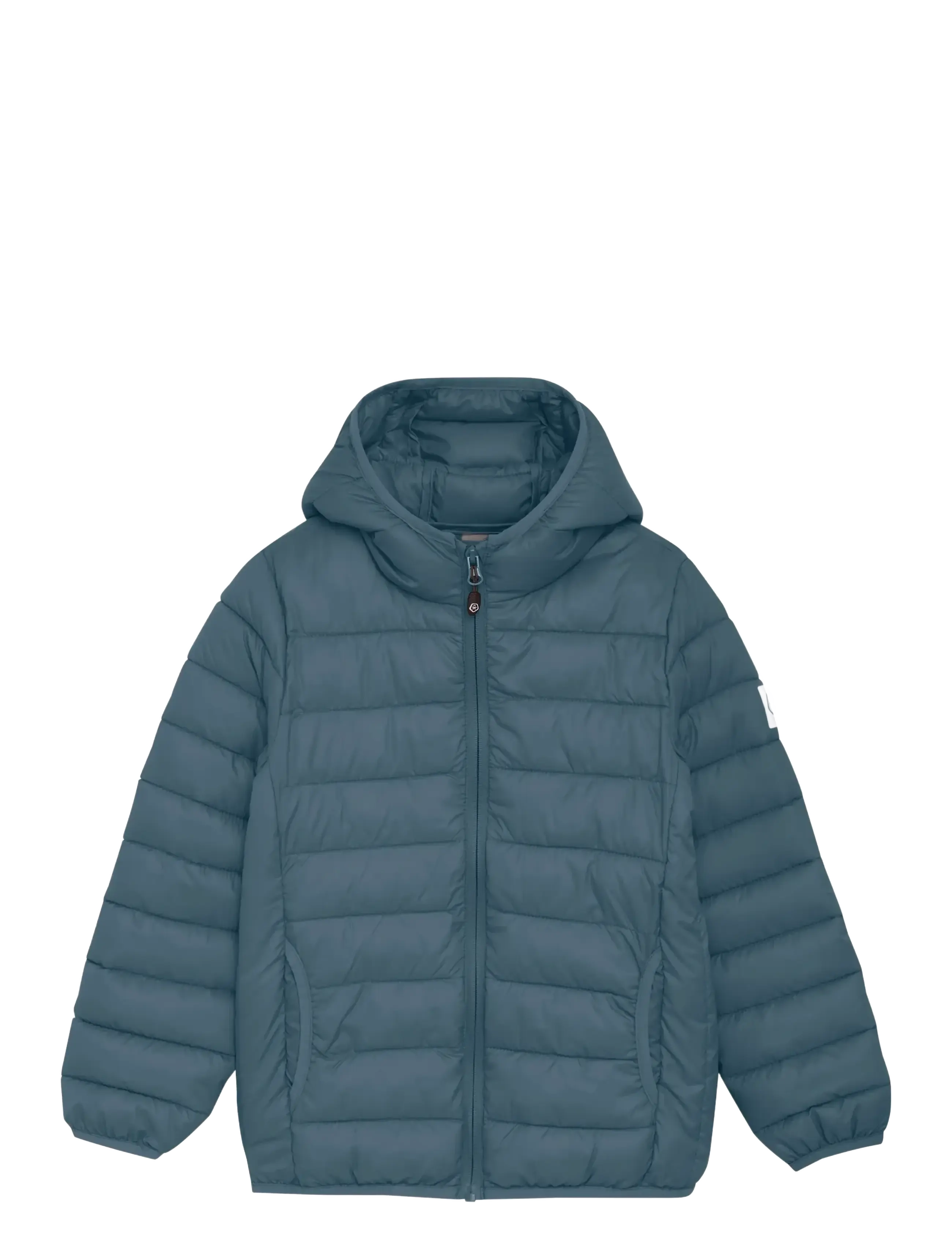 Color Kids Jacket W. Hood - Quilt - Quilted jackets - STORMY WEATHER / blue