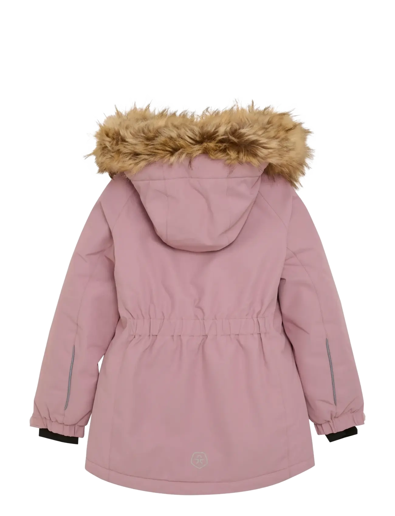 Color Kids - Parka W. Fake Fur - skijacken - woodrose - 1