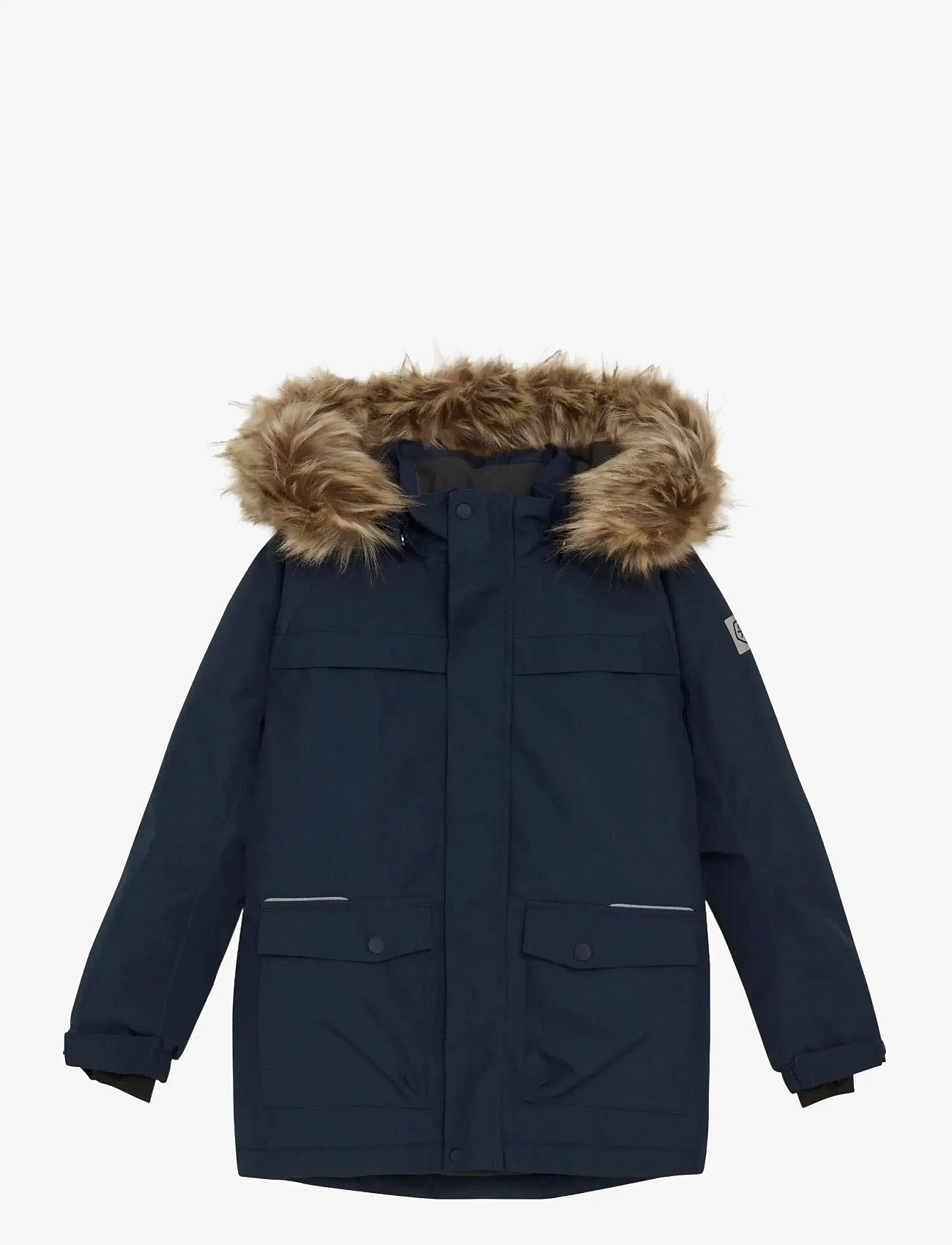 Color Kids - Parka W. Fake Fur - skijacken - total eclipse - 0