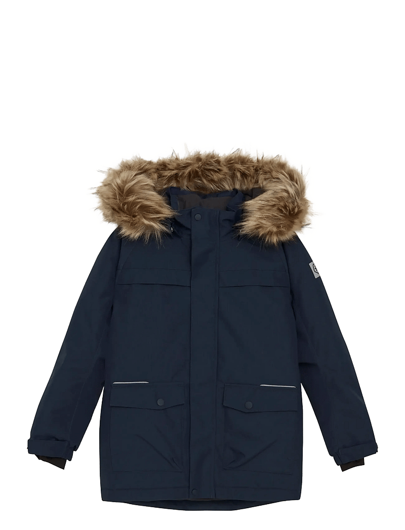 Color Kids - Parka W. Fake Fur - skijacken - total eclipse - 0
