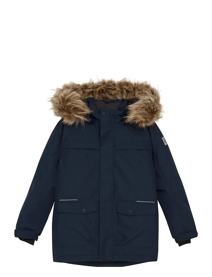 Color Kids - Parka W. Fake Fur - skidjackor - total eclipse - 0