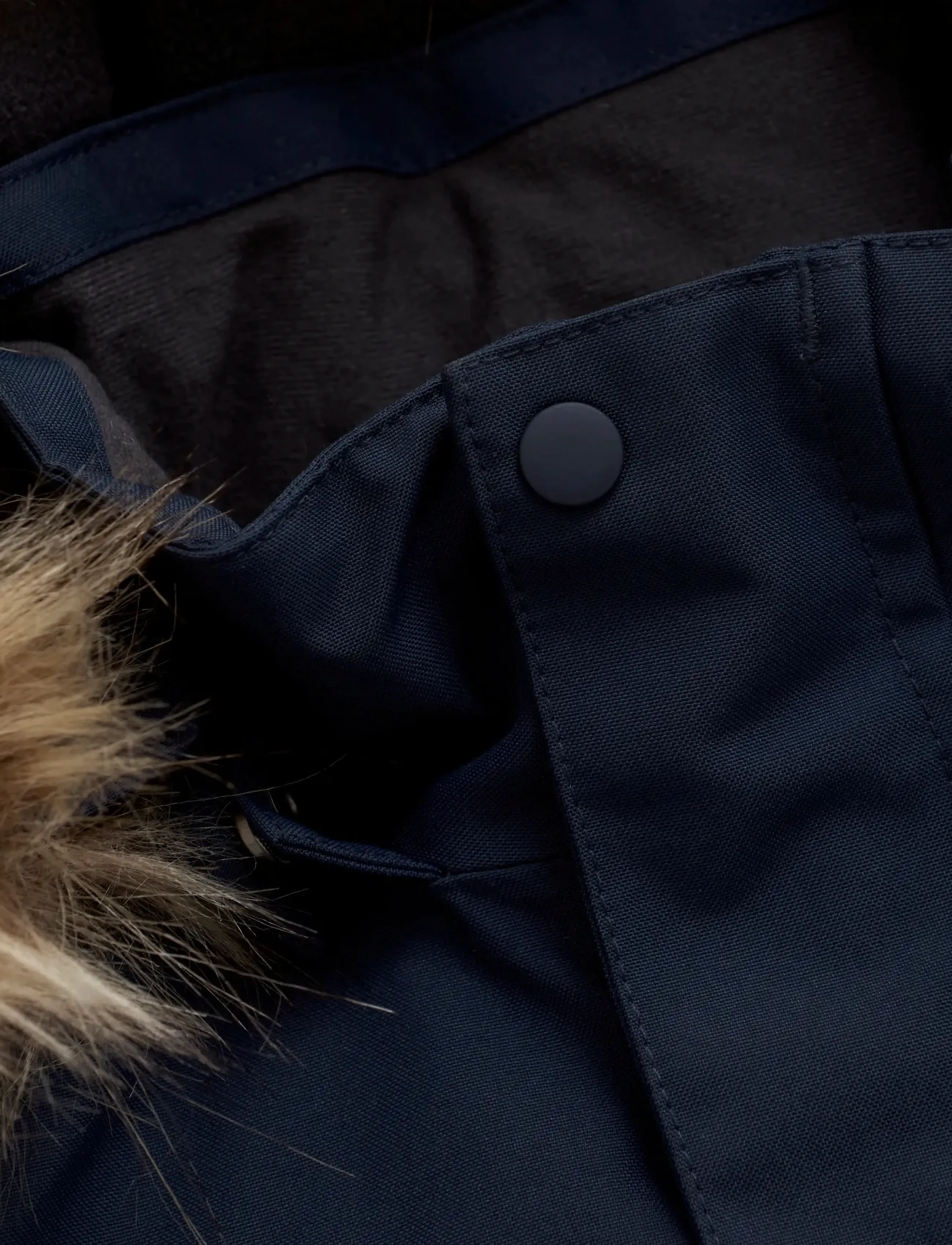 Color Kids - Parka W. Fake Fur - skidjackor - total eclipse - 1