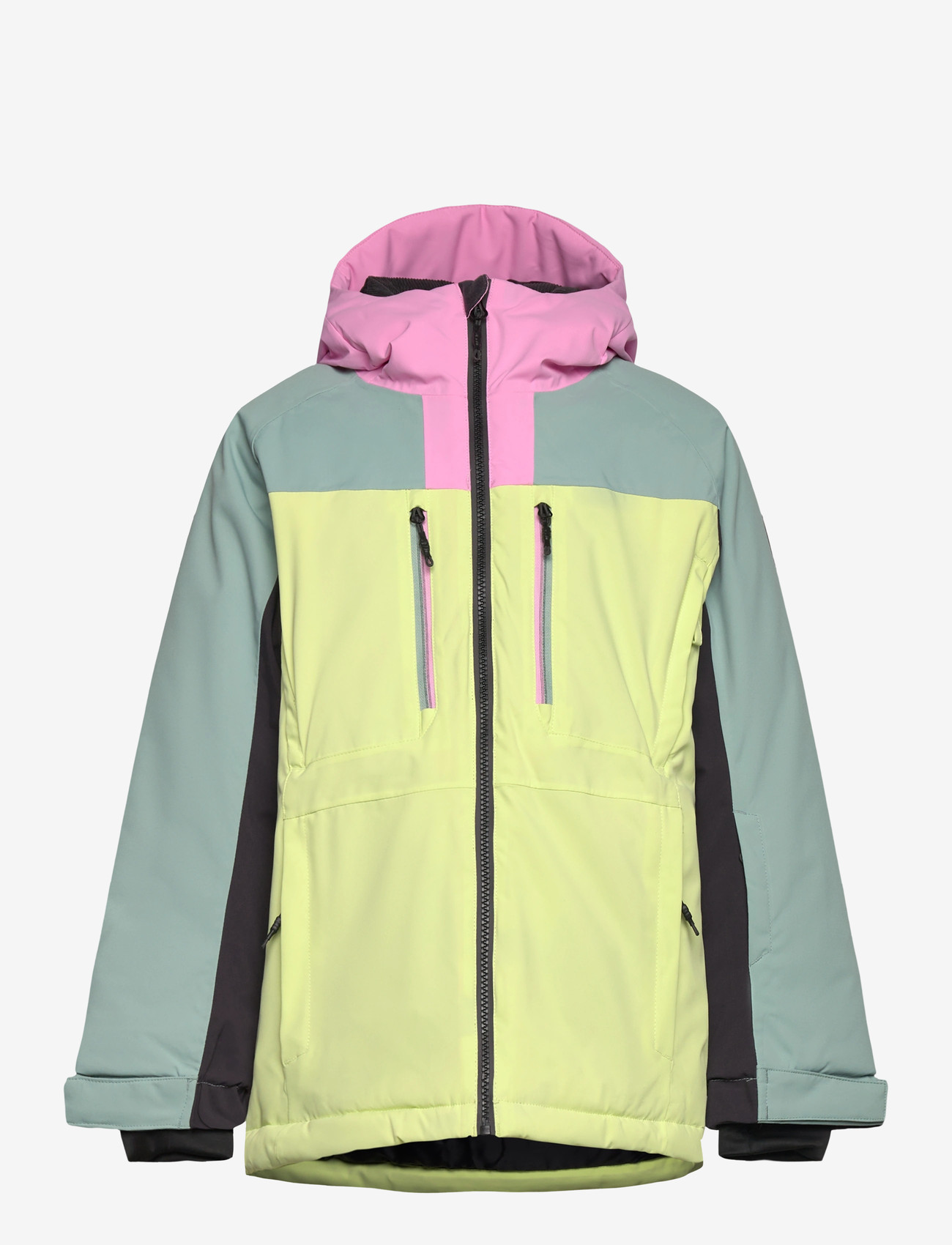 Color Kids - Jr. Ski Jacket -Colorbl. - skijakker - shadow lime - 0