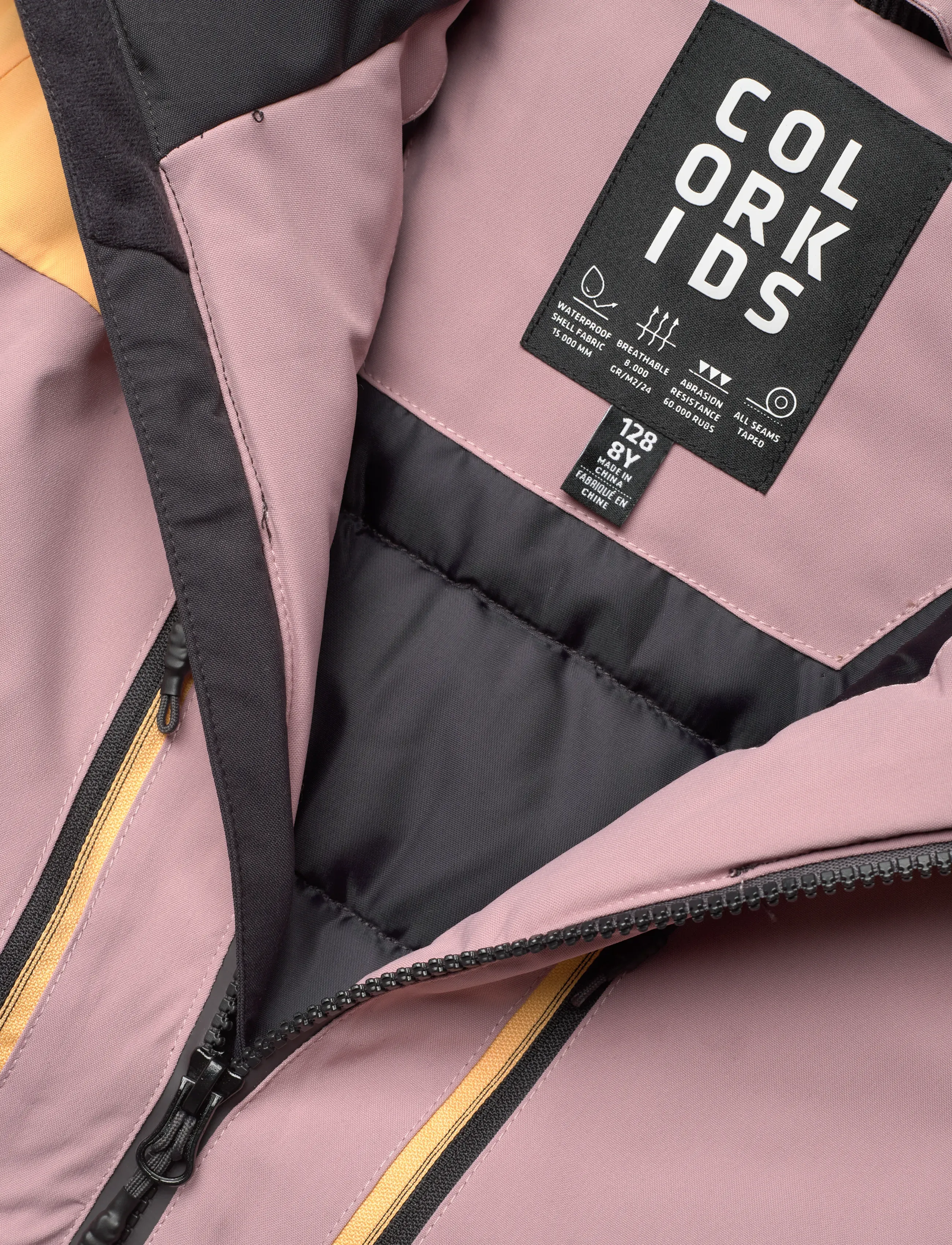 Color Kids - Jr. Ski Jacket -Colorbl. - skidjackor - woodrose - 2