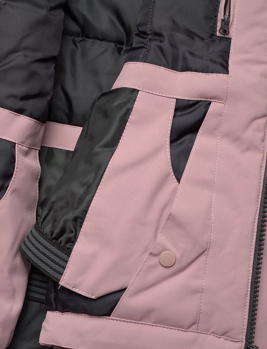 Color Kids - Jr. Ski Jacket -Colorbl. - skidjackor - woodrose - 4
