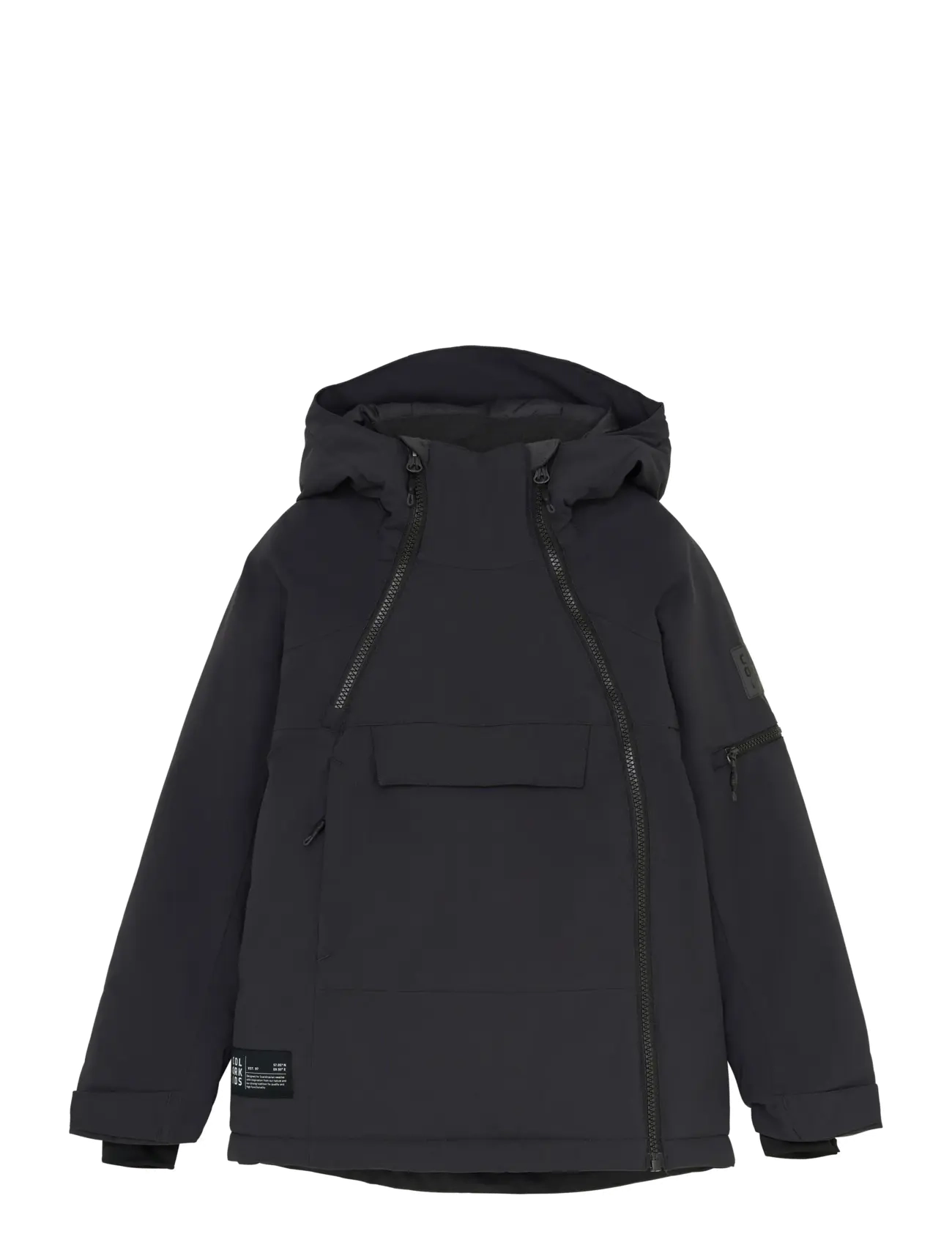 Color Kids Jr. Ski Jacket - Vintertøj - PHANTOM / black
